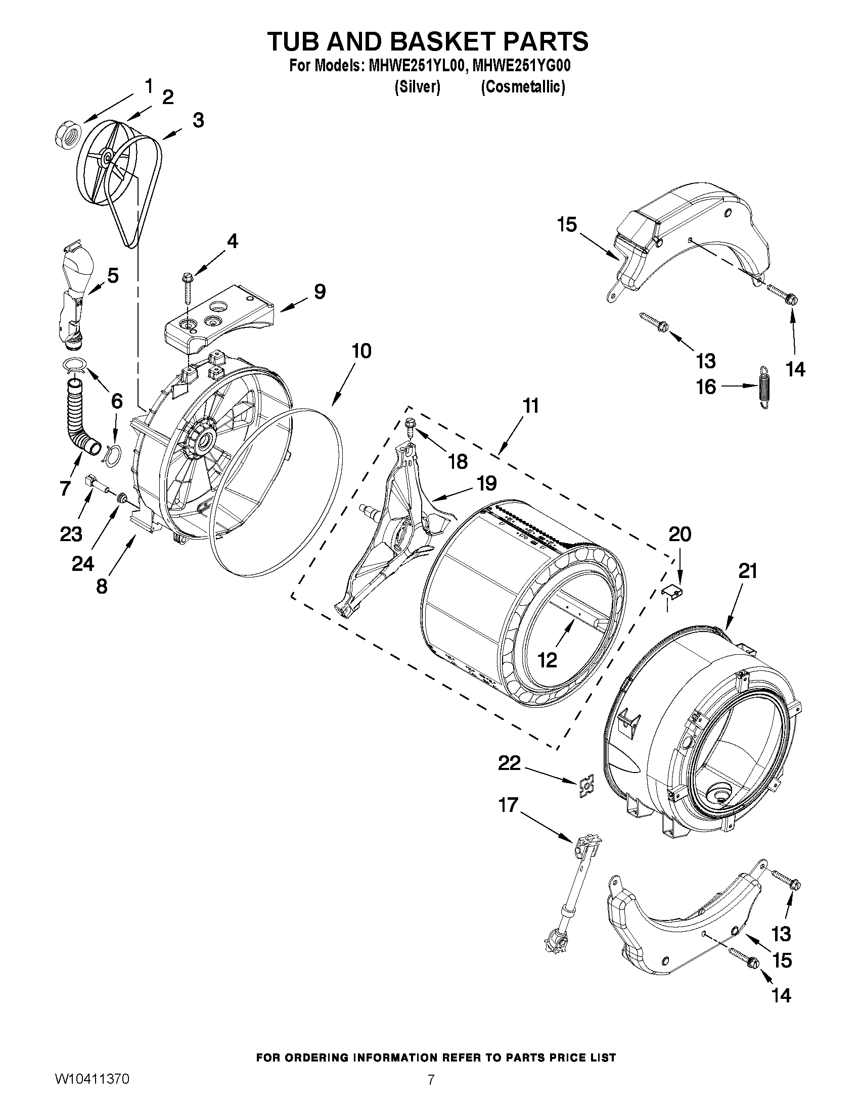 06 - TUB AND BASKET PARTS