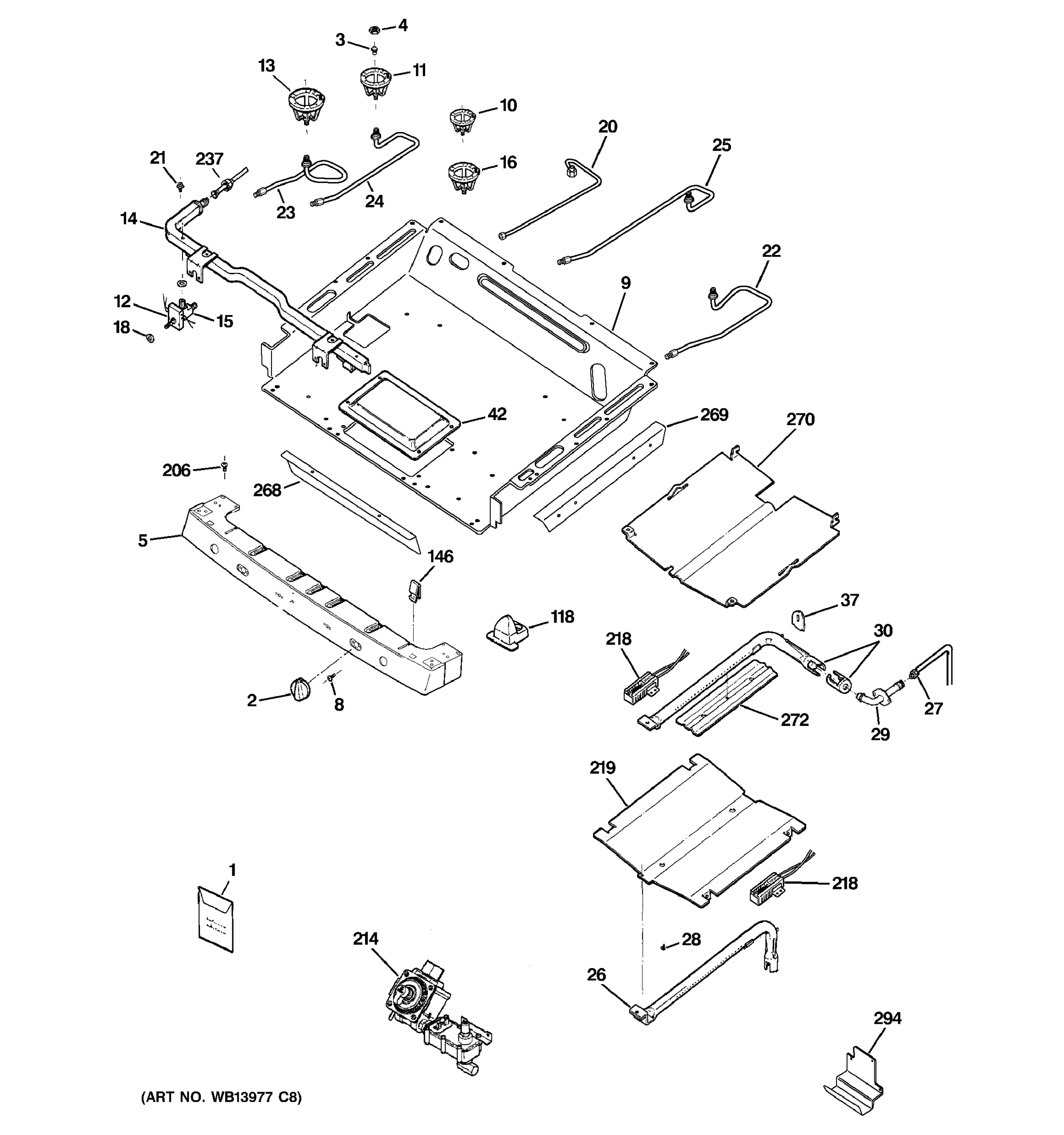 GAS & BURNER PARTS