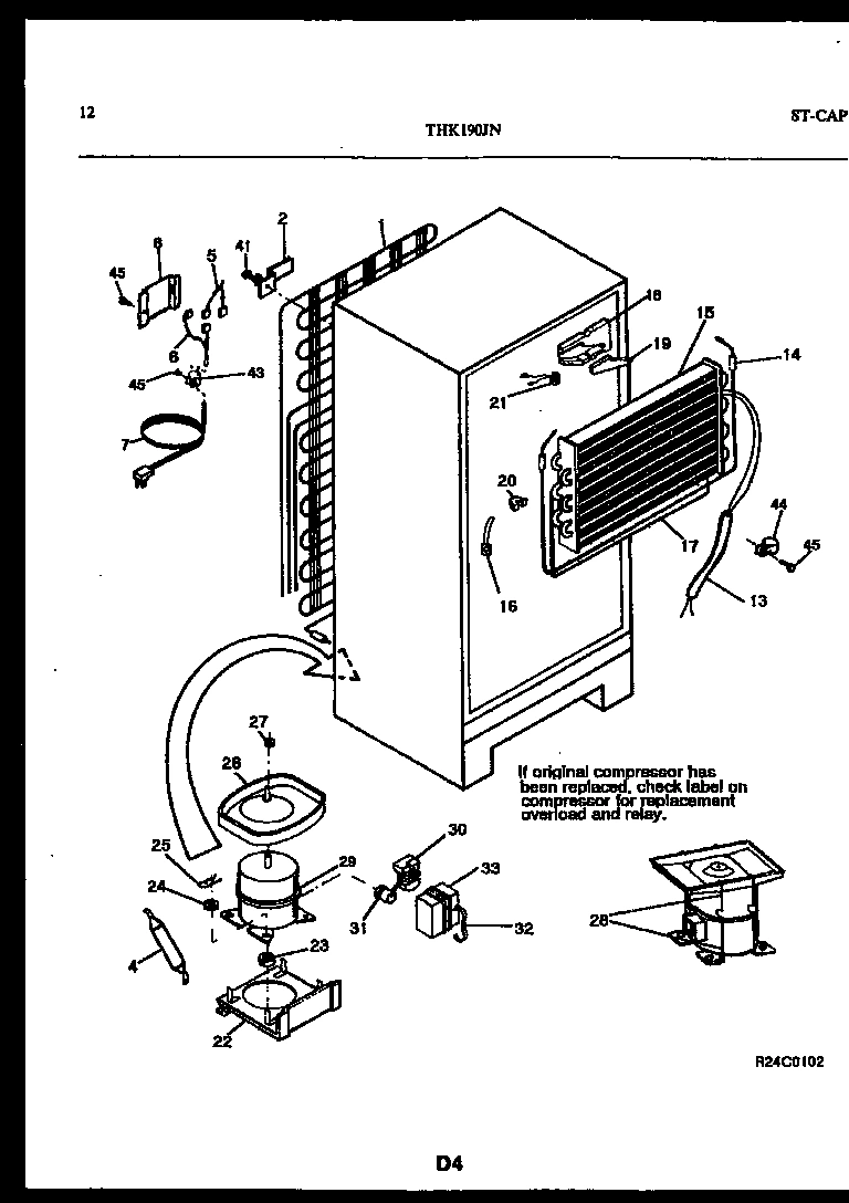 07 - SYSTEM AND AUTOMATIC DEFROST PARTS
