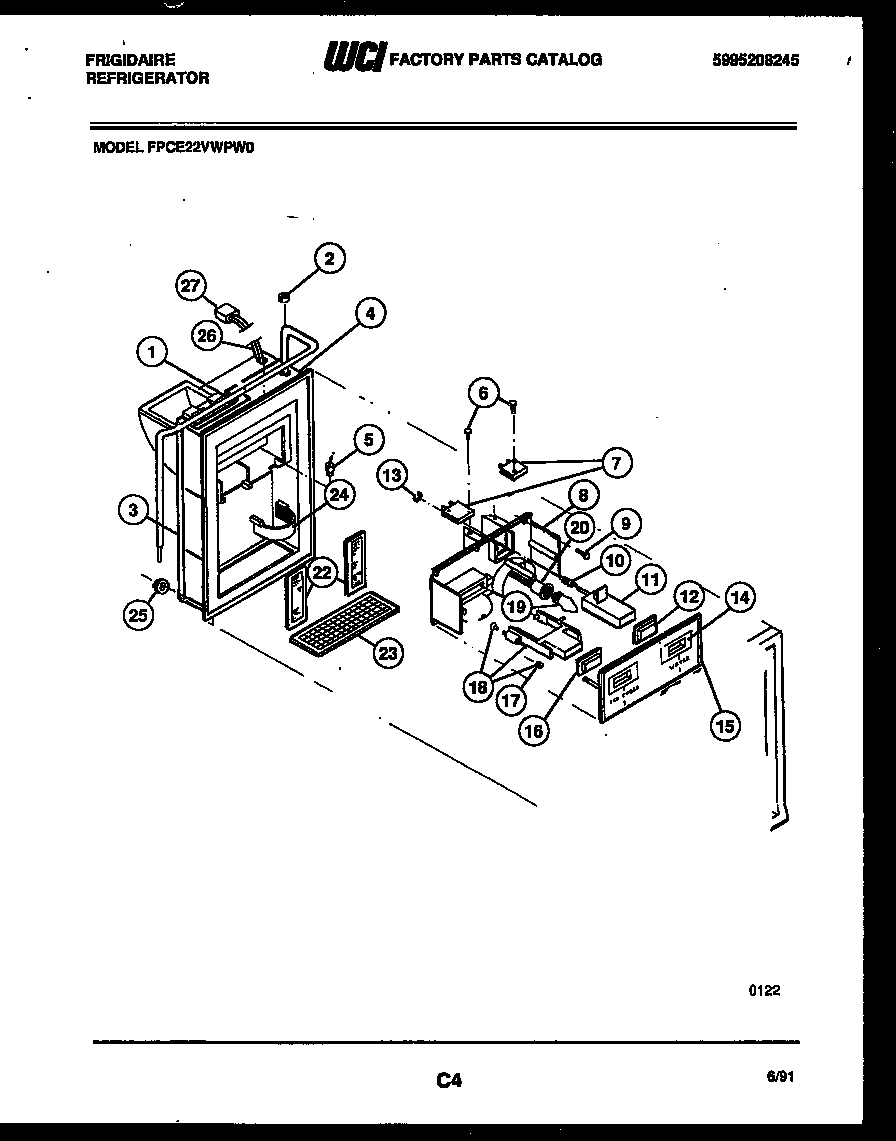 07 - ICE DOOR, DISPENSER AND WATER TANKS