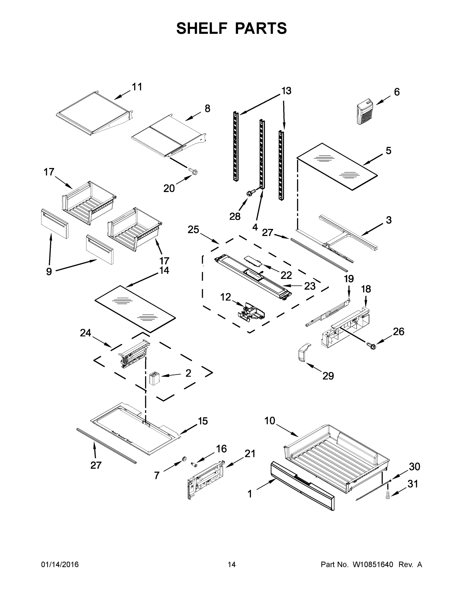 08 - SHELF PARTS