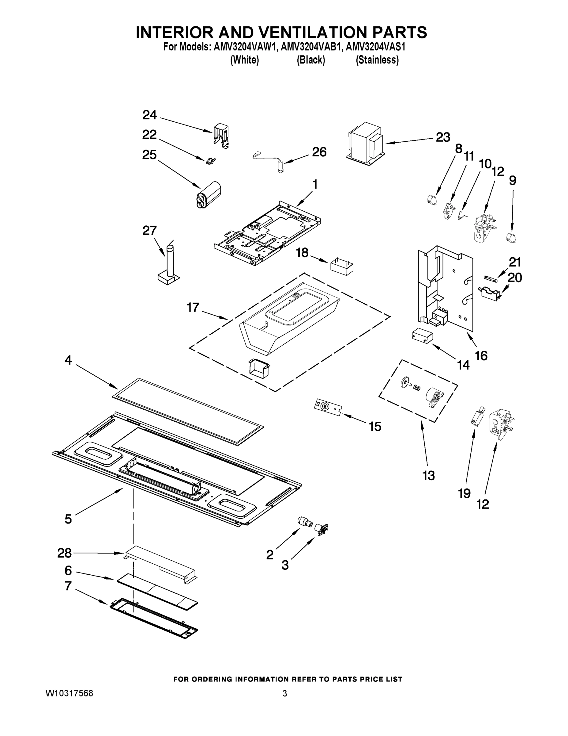 03 - INTERIOR AND VENTILATION PARTS