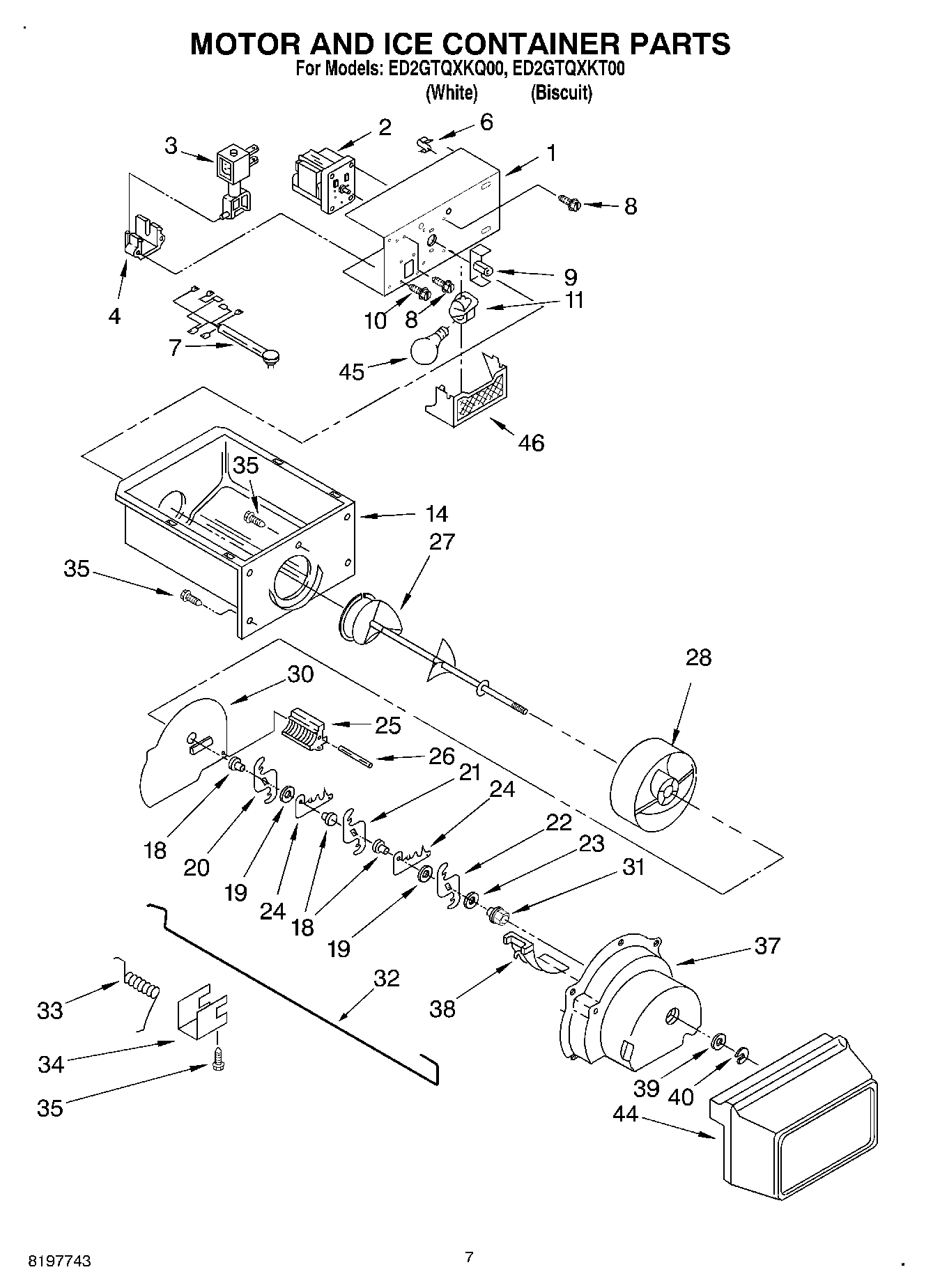 05 - MOTOR AND ICE CONTAINER
