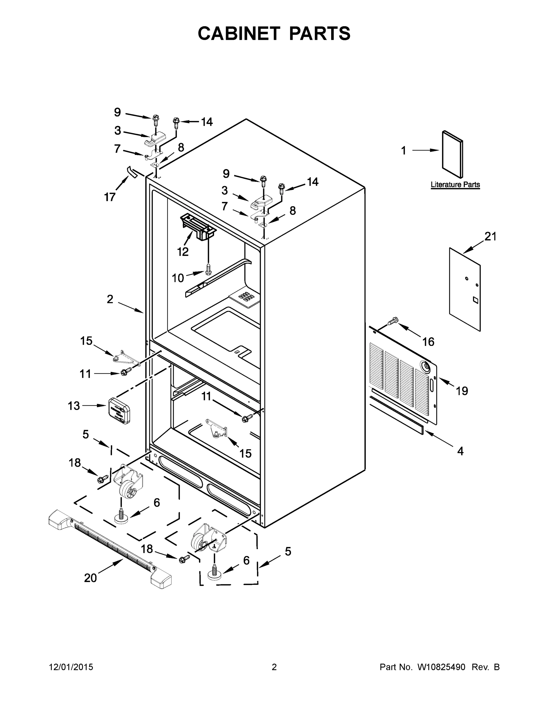 02 - CABINET PARTS