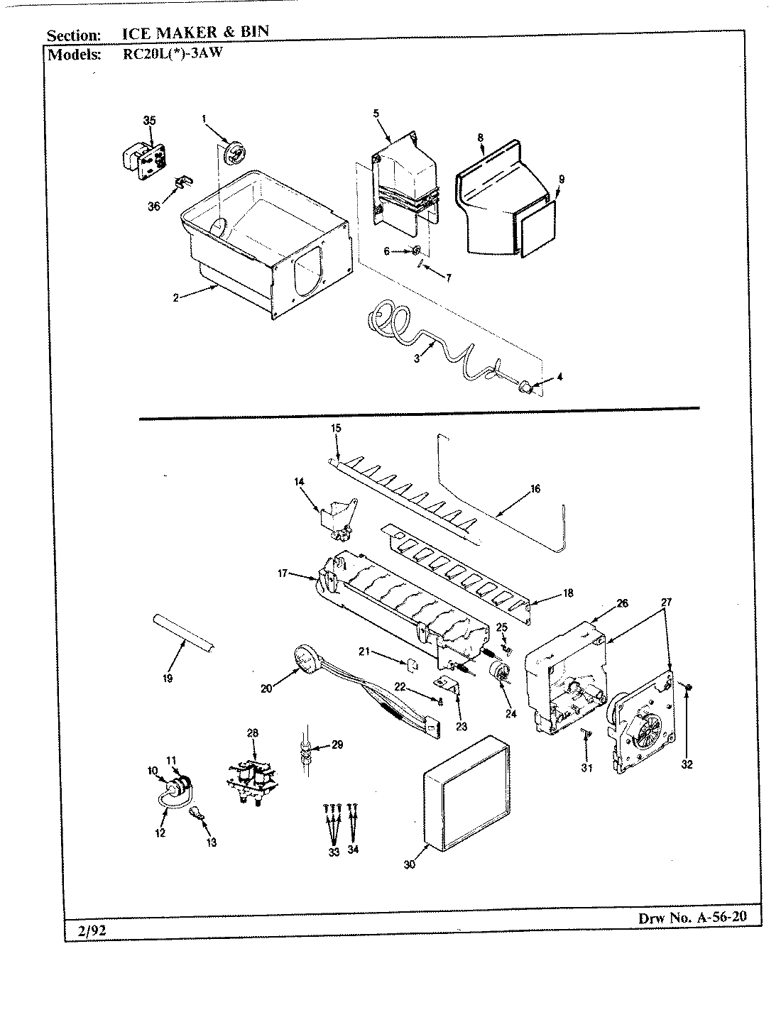 03 - ICE & WATER DISPENSER
