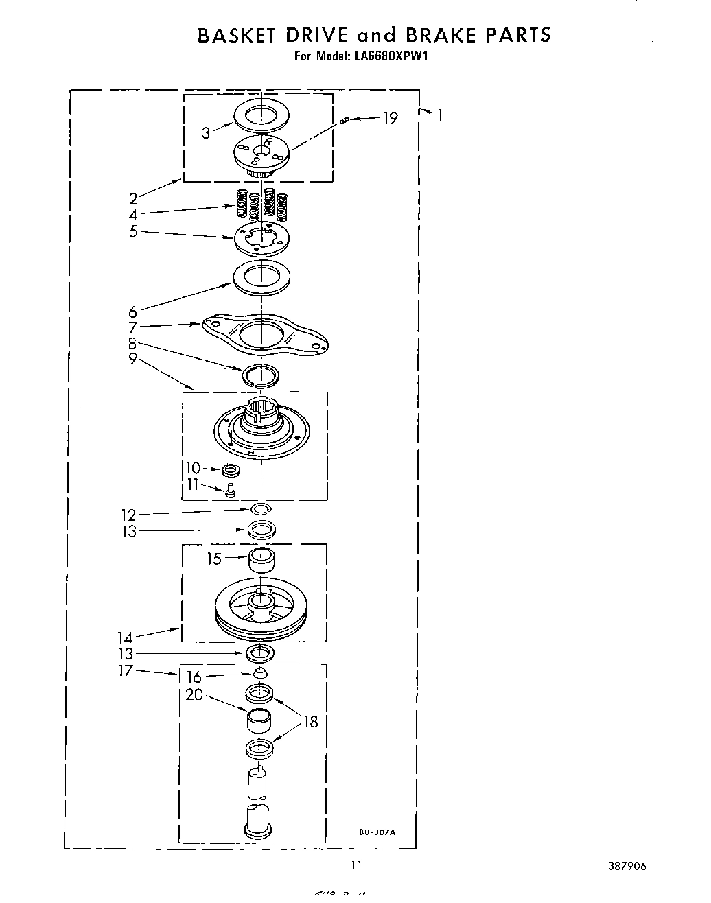 09 - BASKET DRIVE AND BRAKE