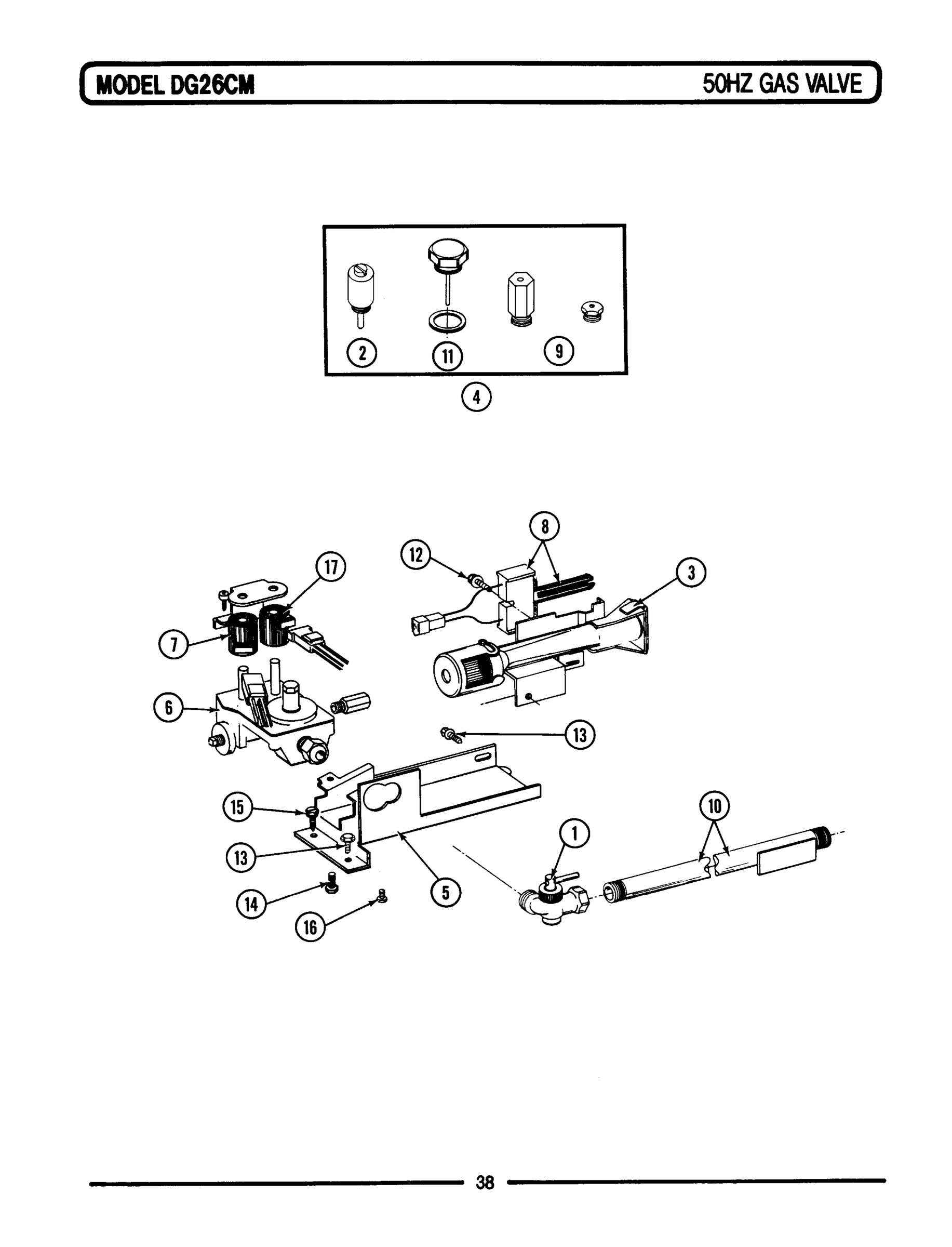 11 - 50HZ GAS VALVE