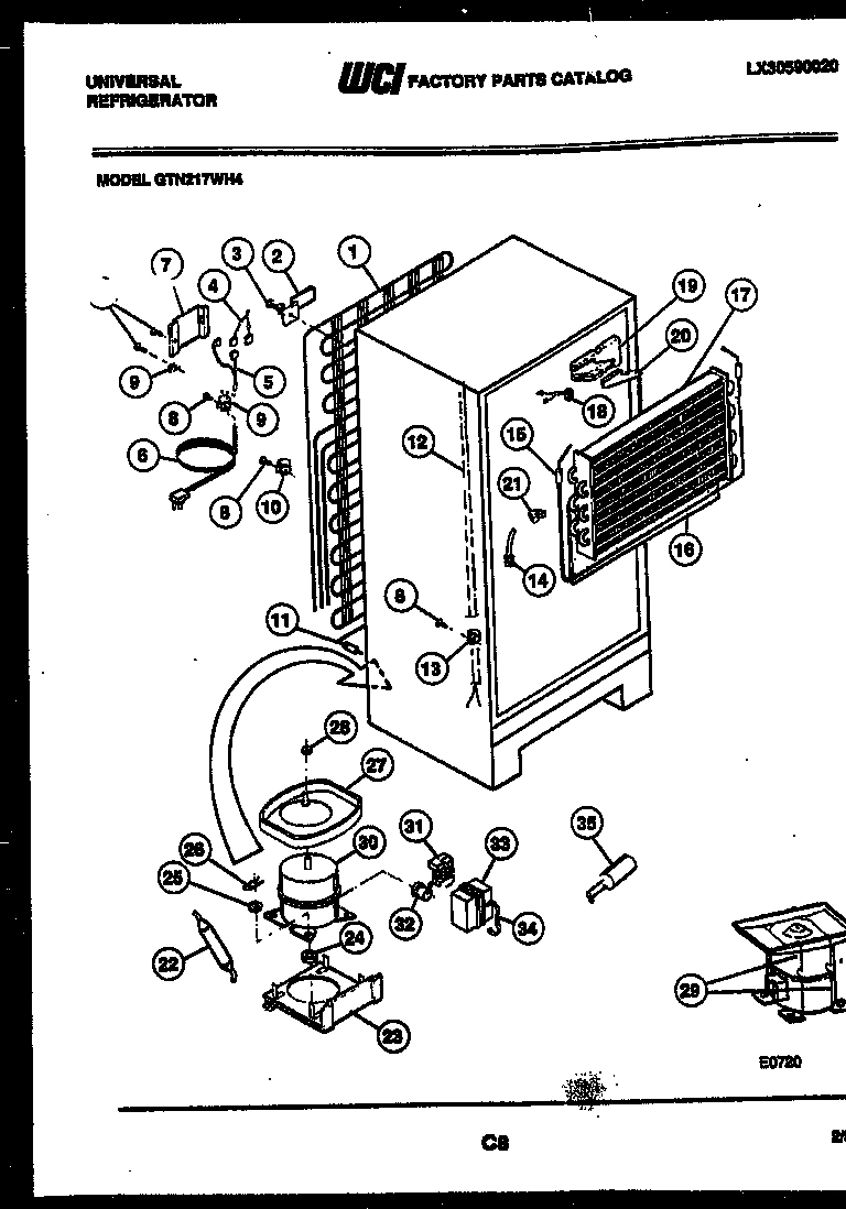 05 - SYSTEM AND AUTOMATIC DEFROST PARTS