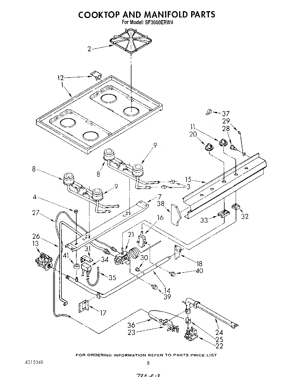06 - COOK TOP AND MANIFOLD , LIT/OPTIONAL