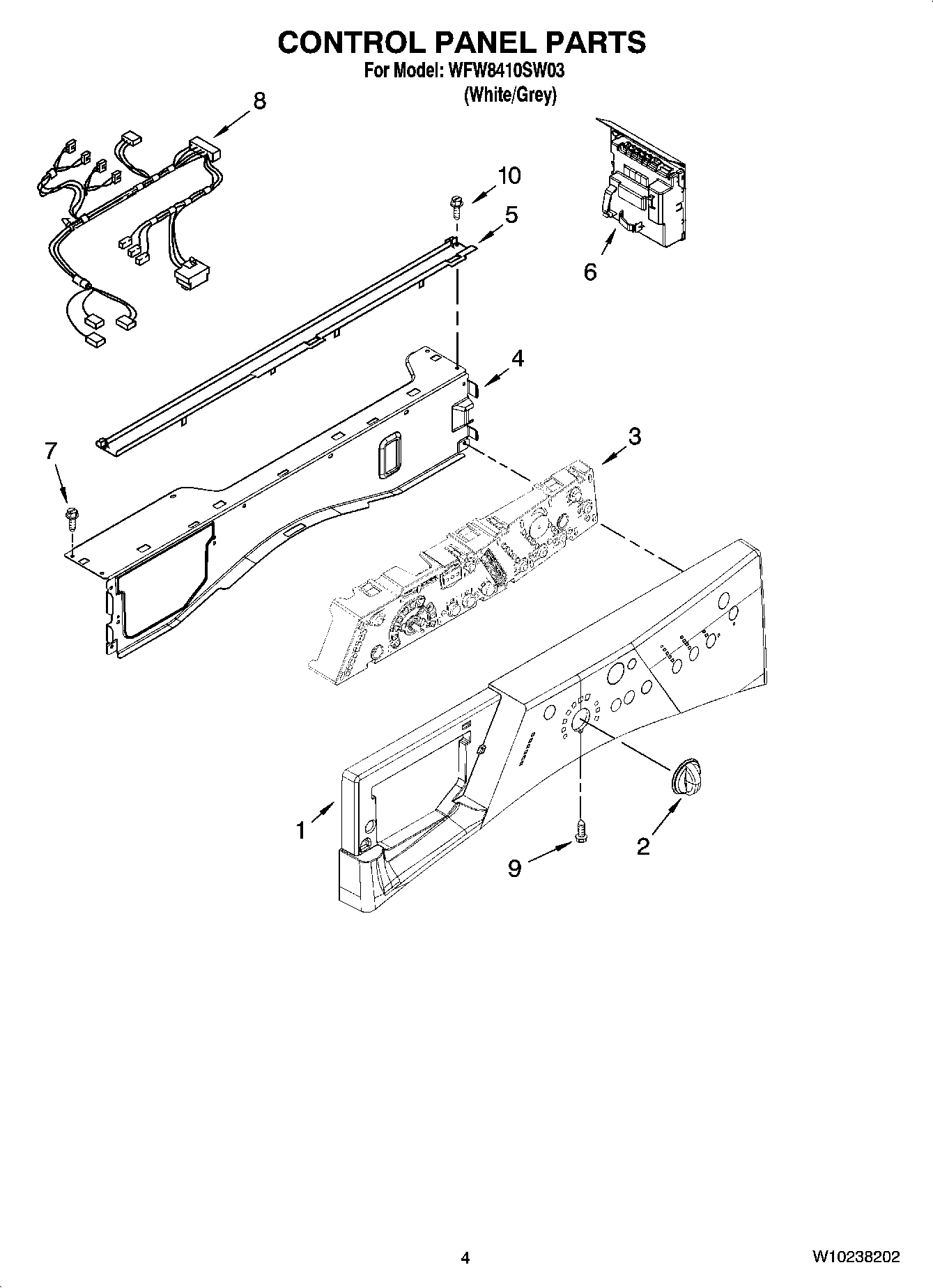 03 - CONTROL PANEL PARTS