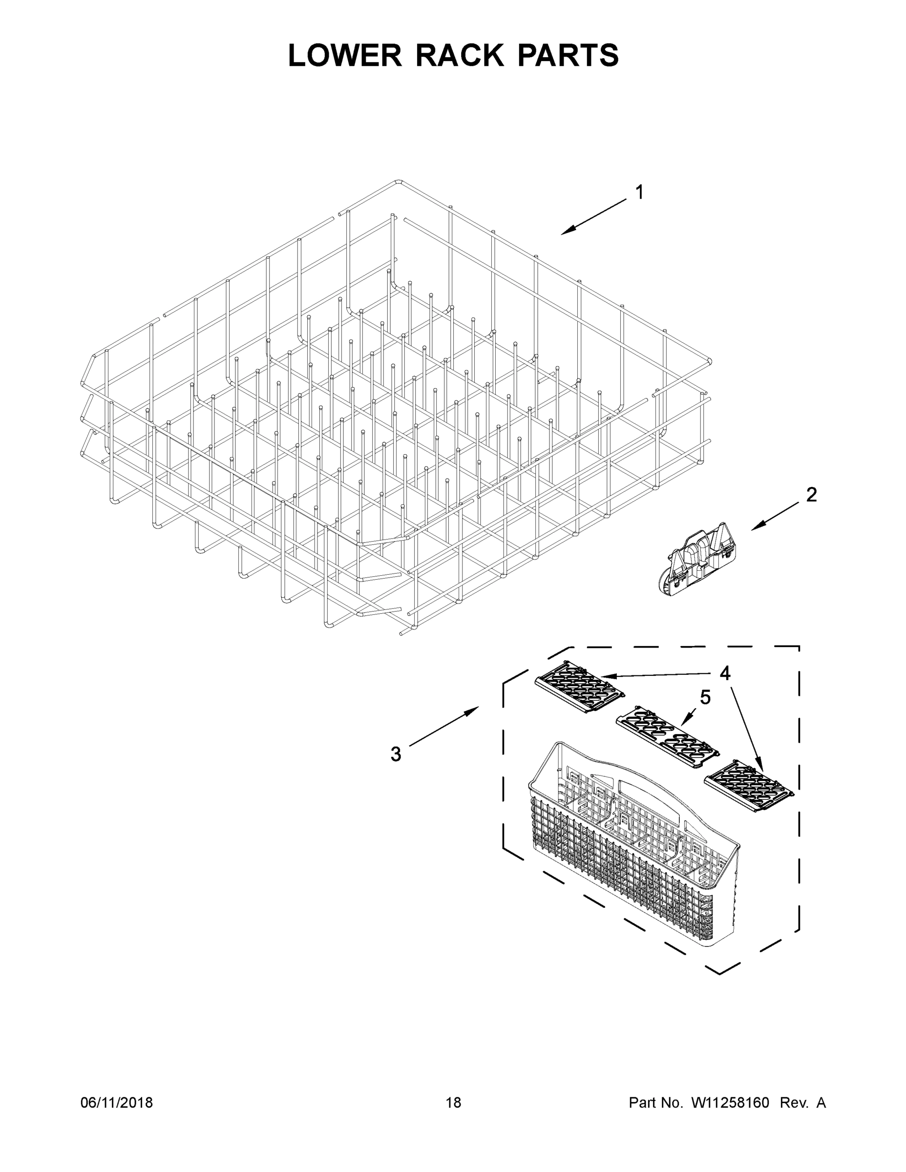 10 - LOWER RACK PARTS