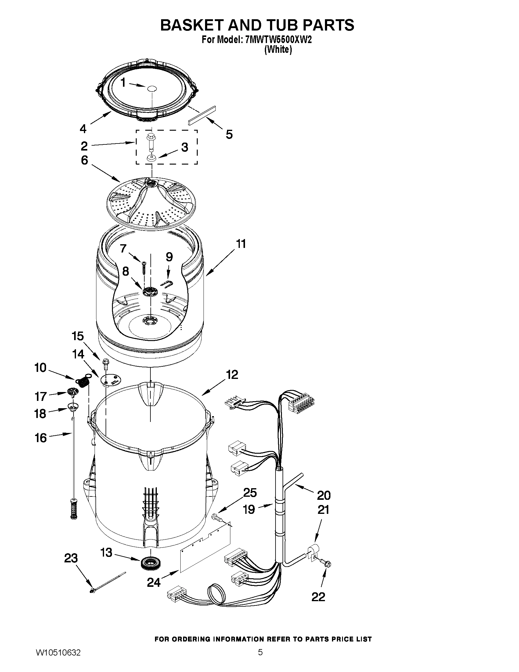 03 - BASKET AND TUB PARTS