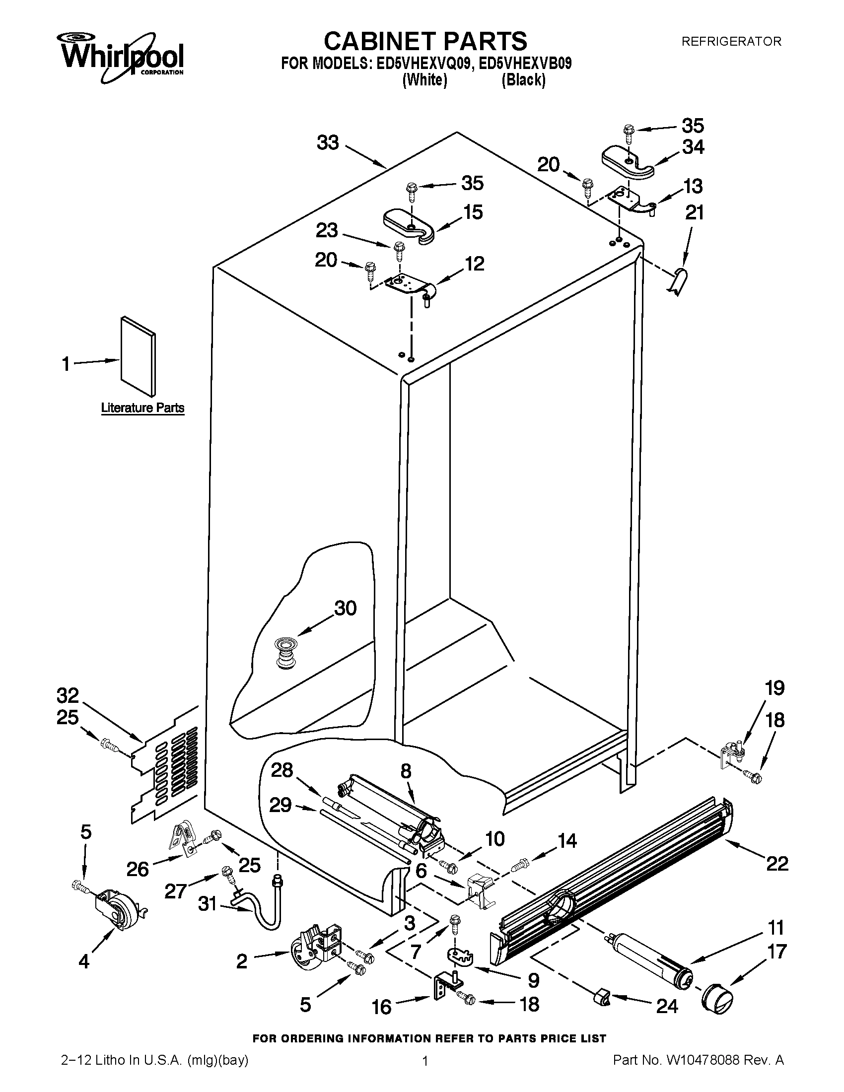 01 - CABINET PARTS
