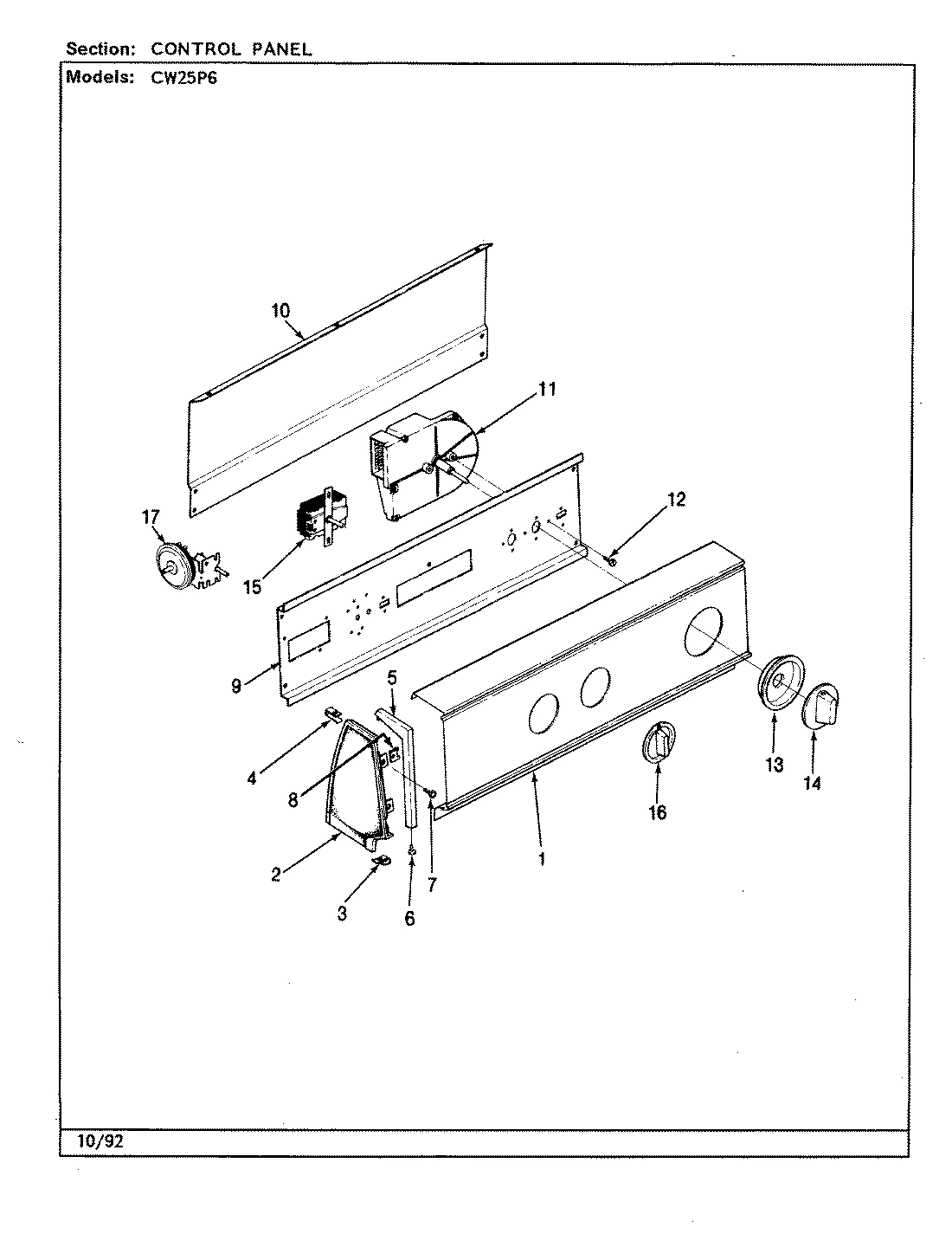 06 - CONTROL PANEL (REV. F-K)