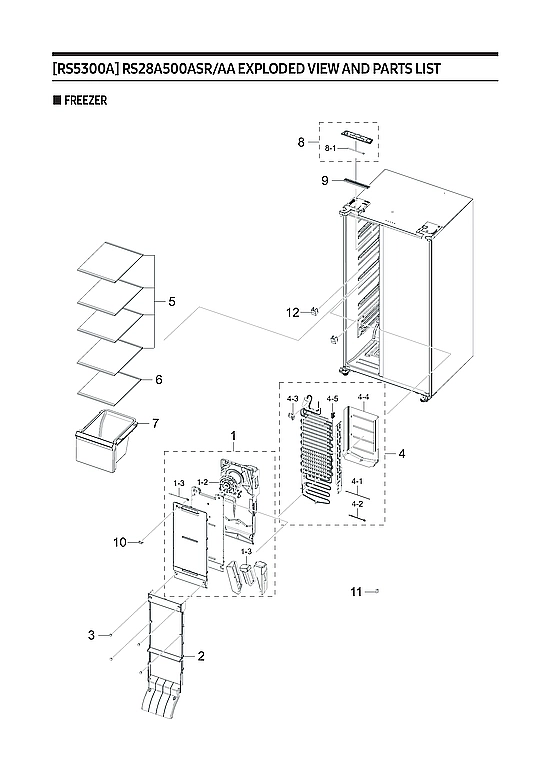FREEZER PARTS