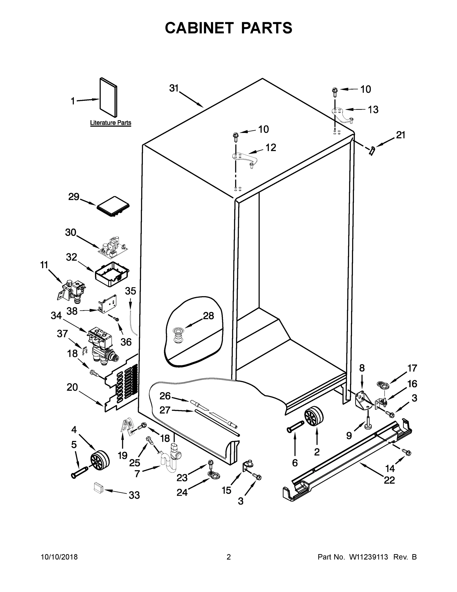 02 - CABINET PARTS