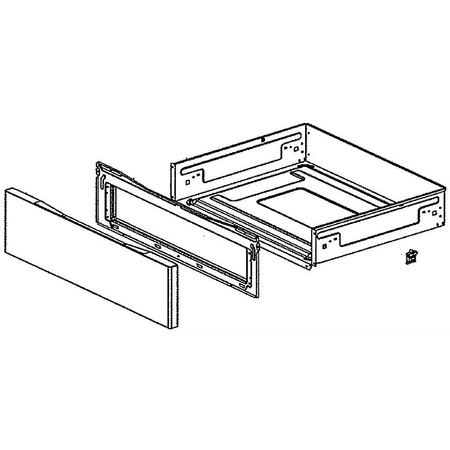DG94-02292E Samsung Drawer Assembly