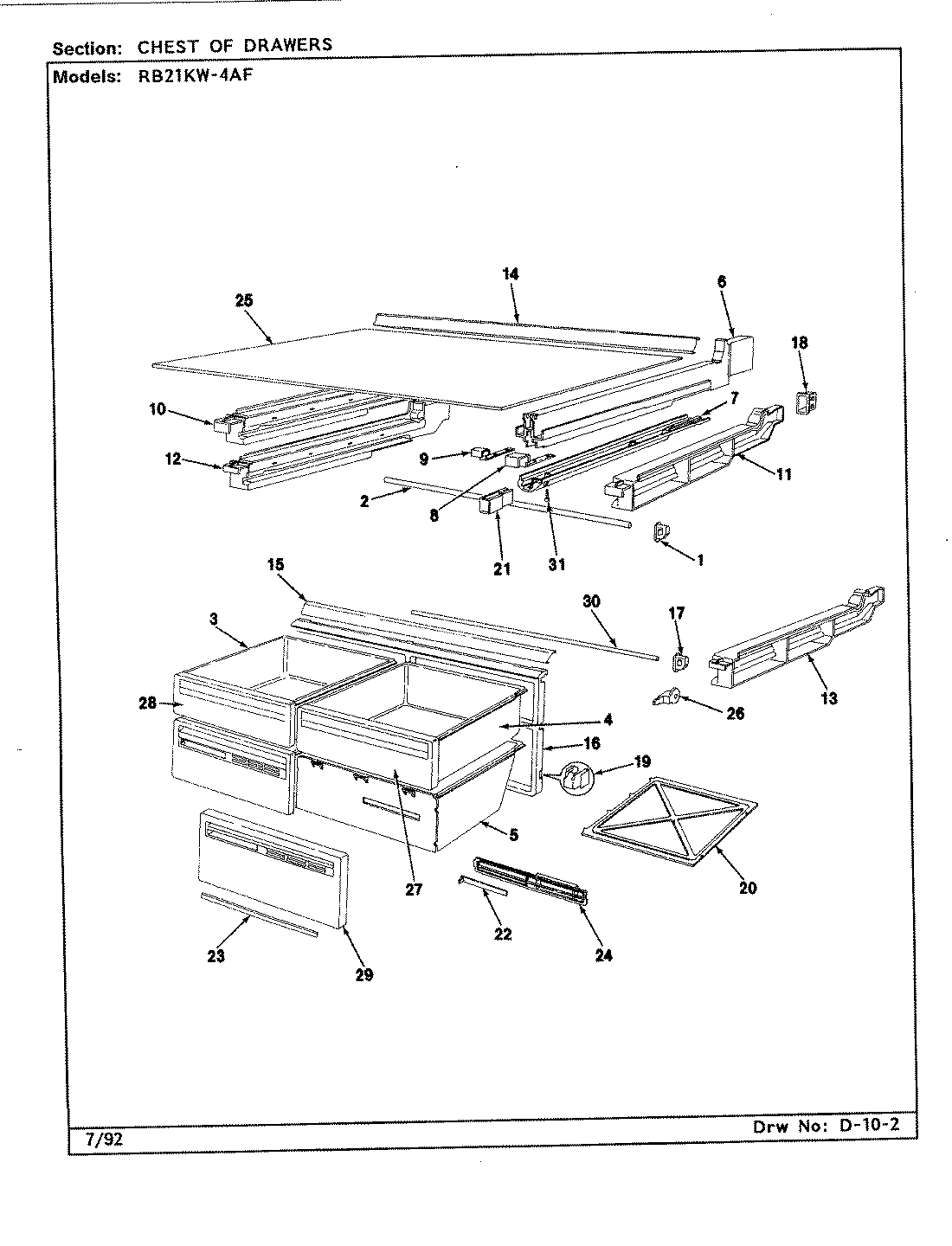 01 - CHEST OF DRAWERS