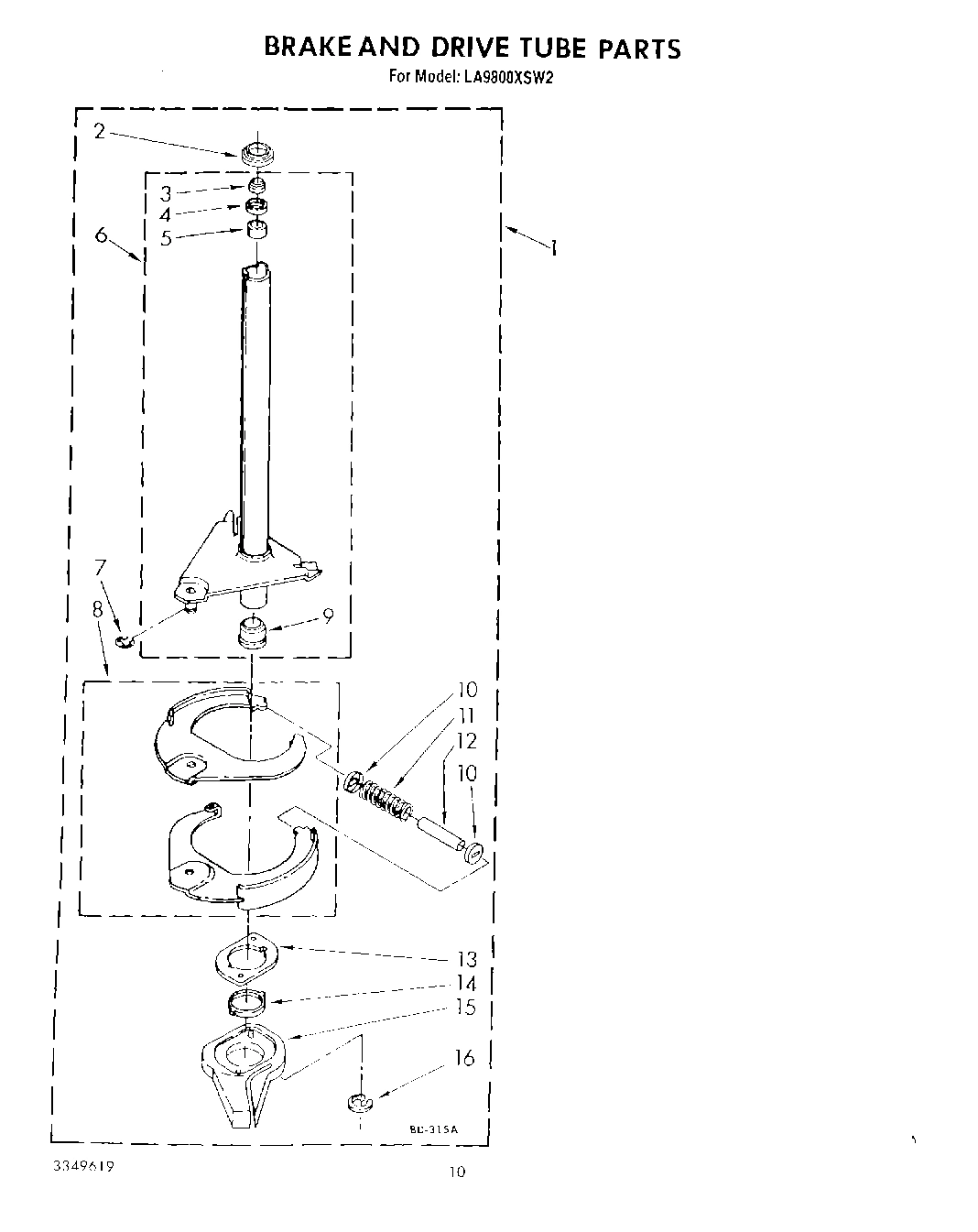 08 - BRAKE AND DRIVE TUBE
