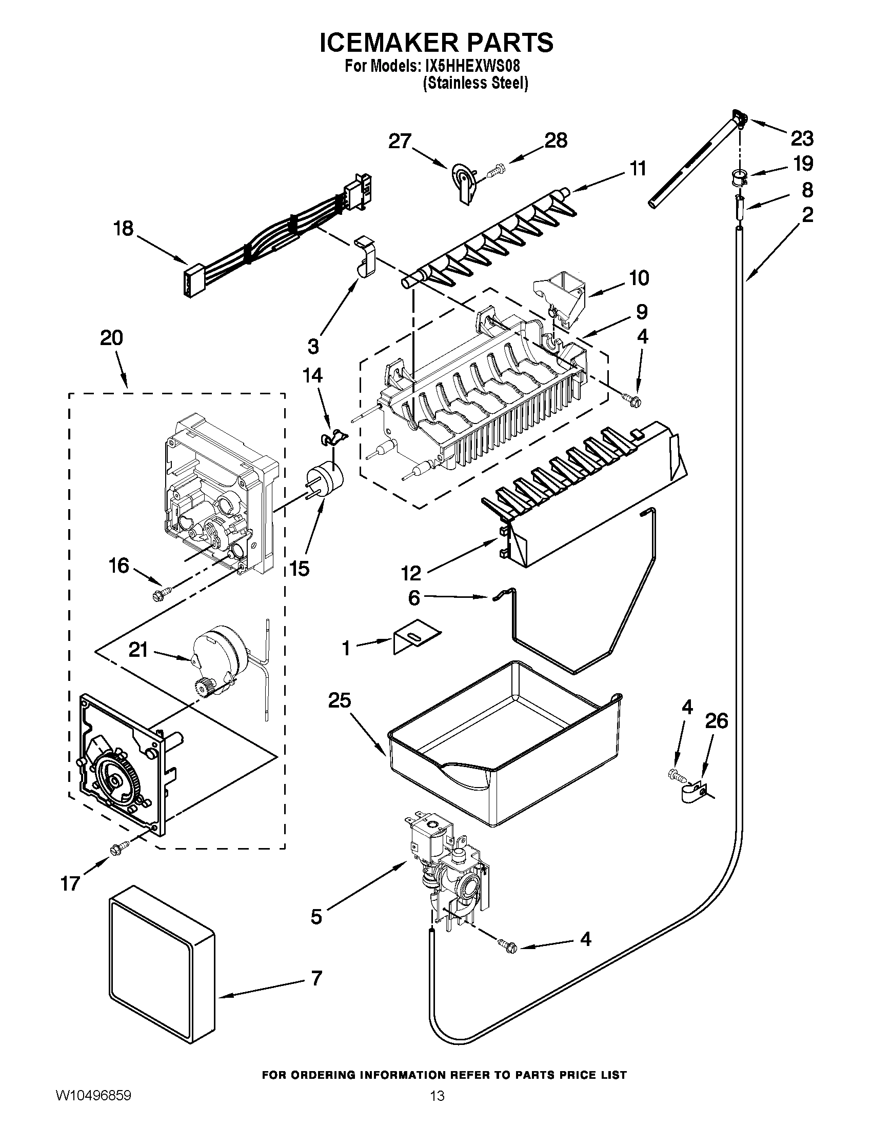 08 - ICEMAKER PARTS