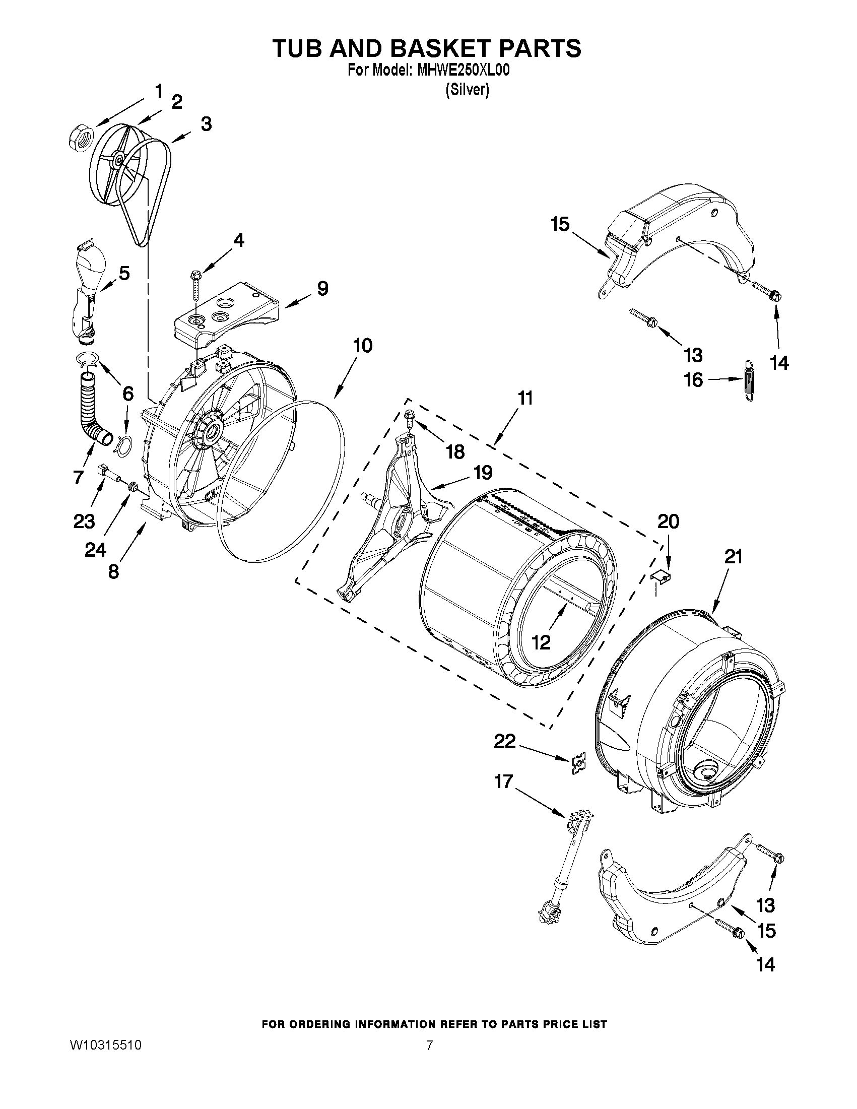 06 - TUB AND BASKET PARTS