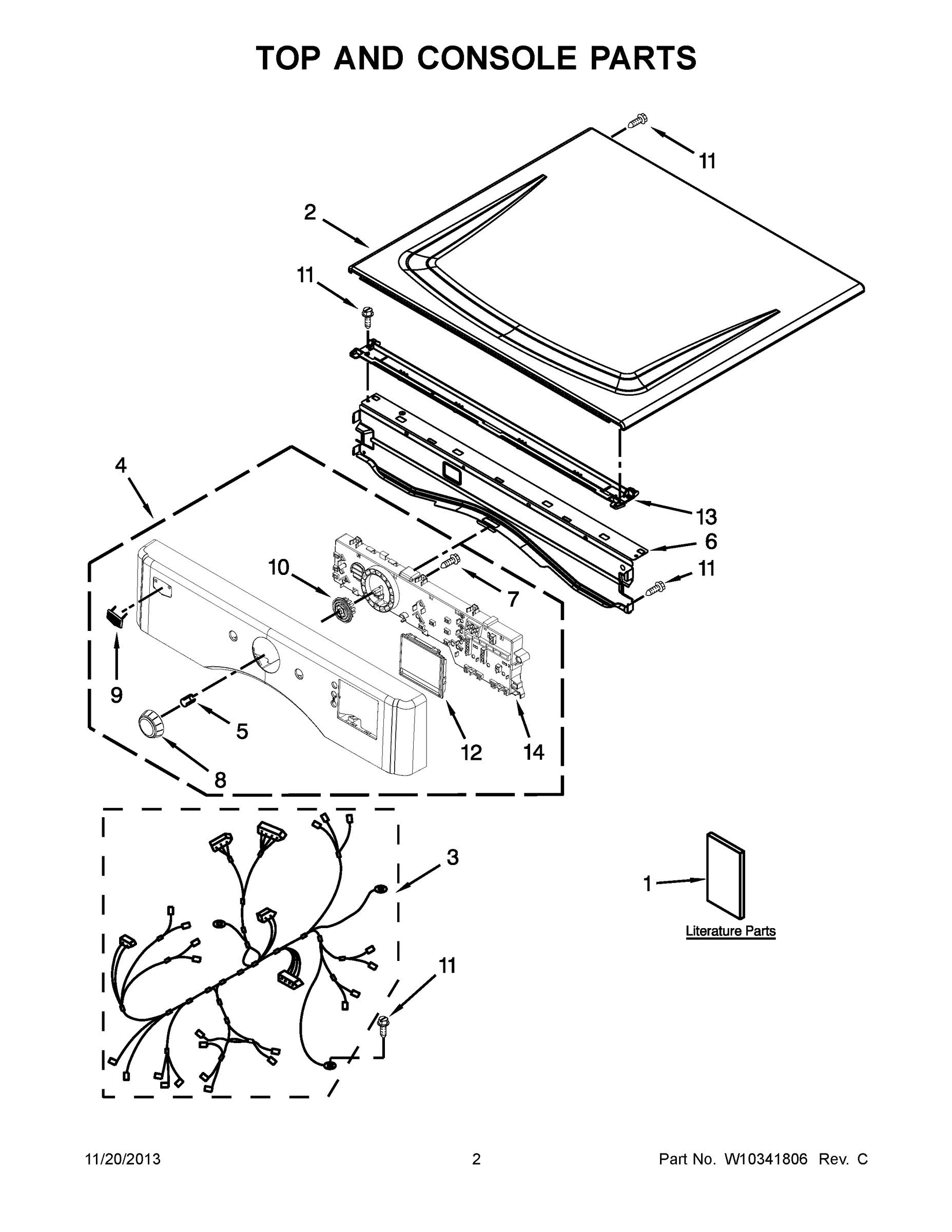 02 - TOP AND CONSOLE PARTS