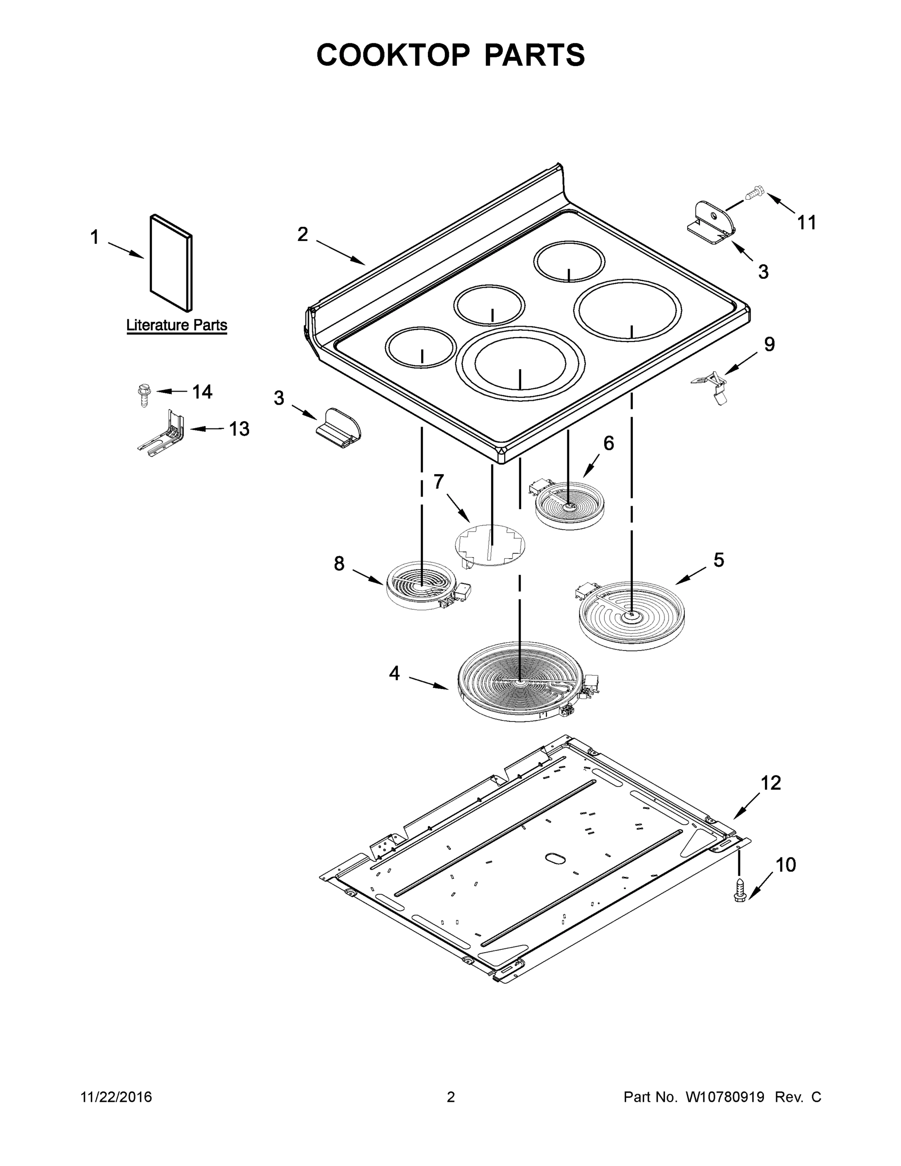 02 - COOKTOP PARTS