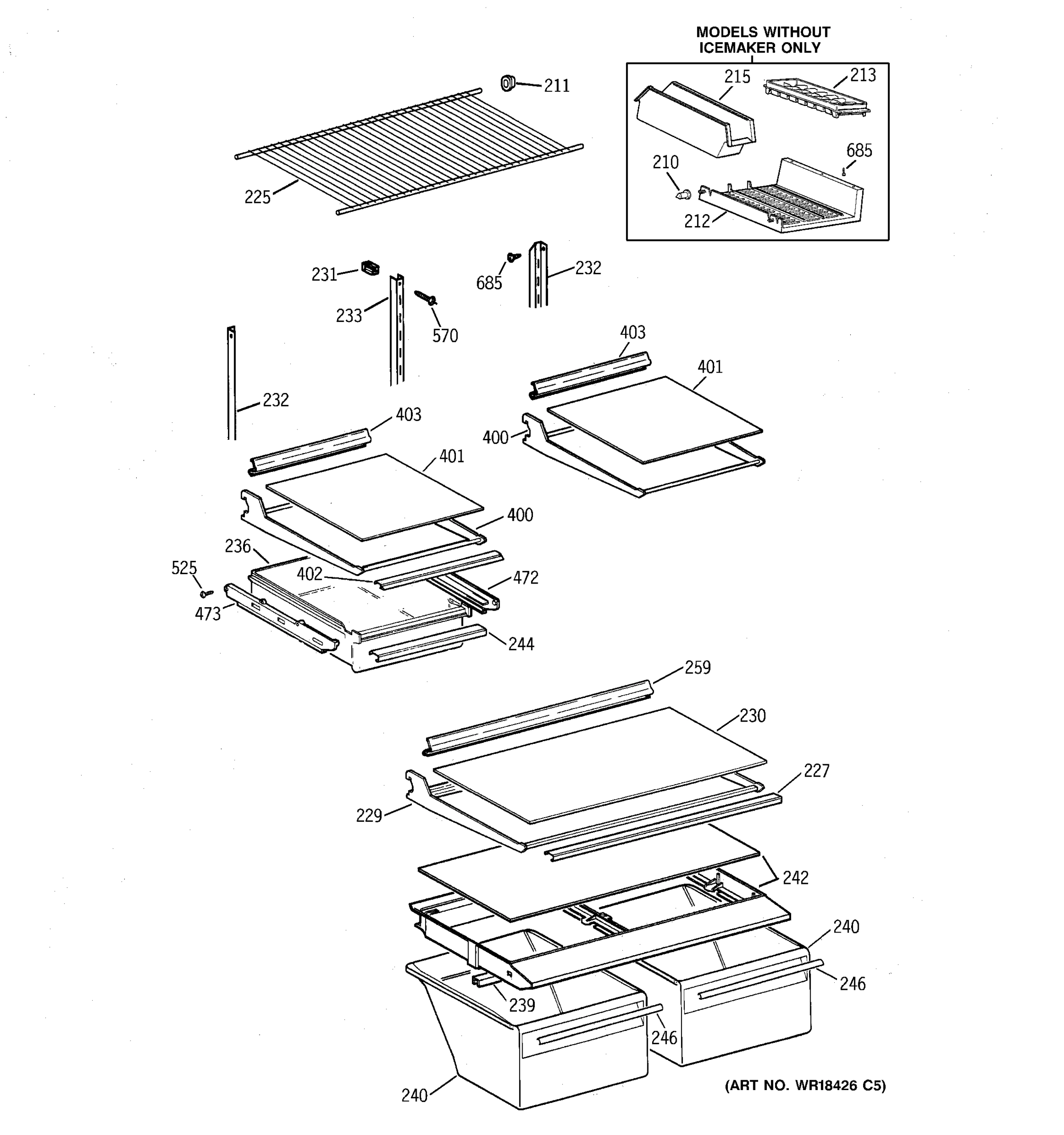 SHELF PARTS