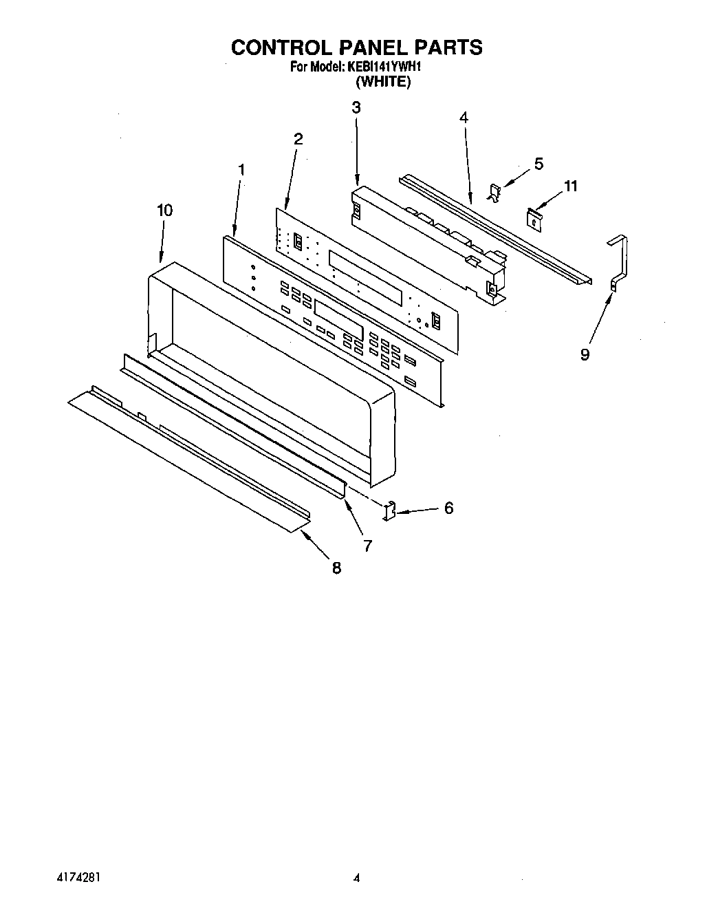 02 - CONTROL PANEL, LIT/OPTIONAL