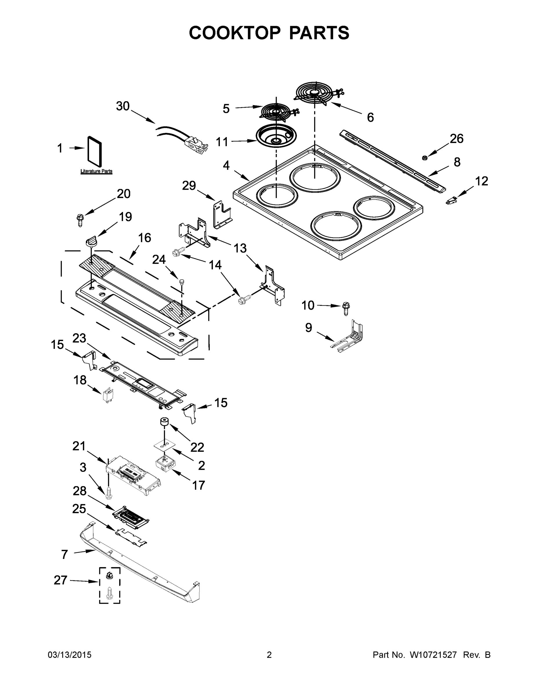 02 - COOKTOP PARTS