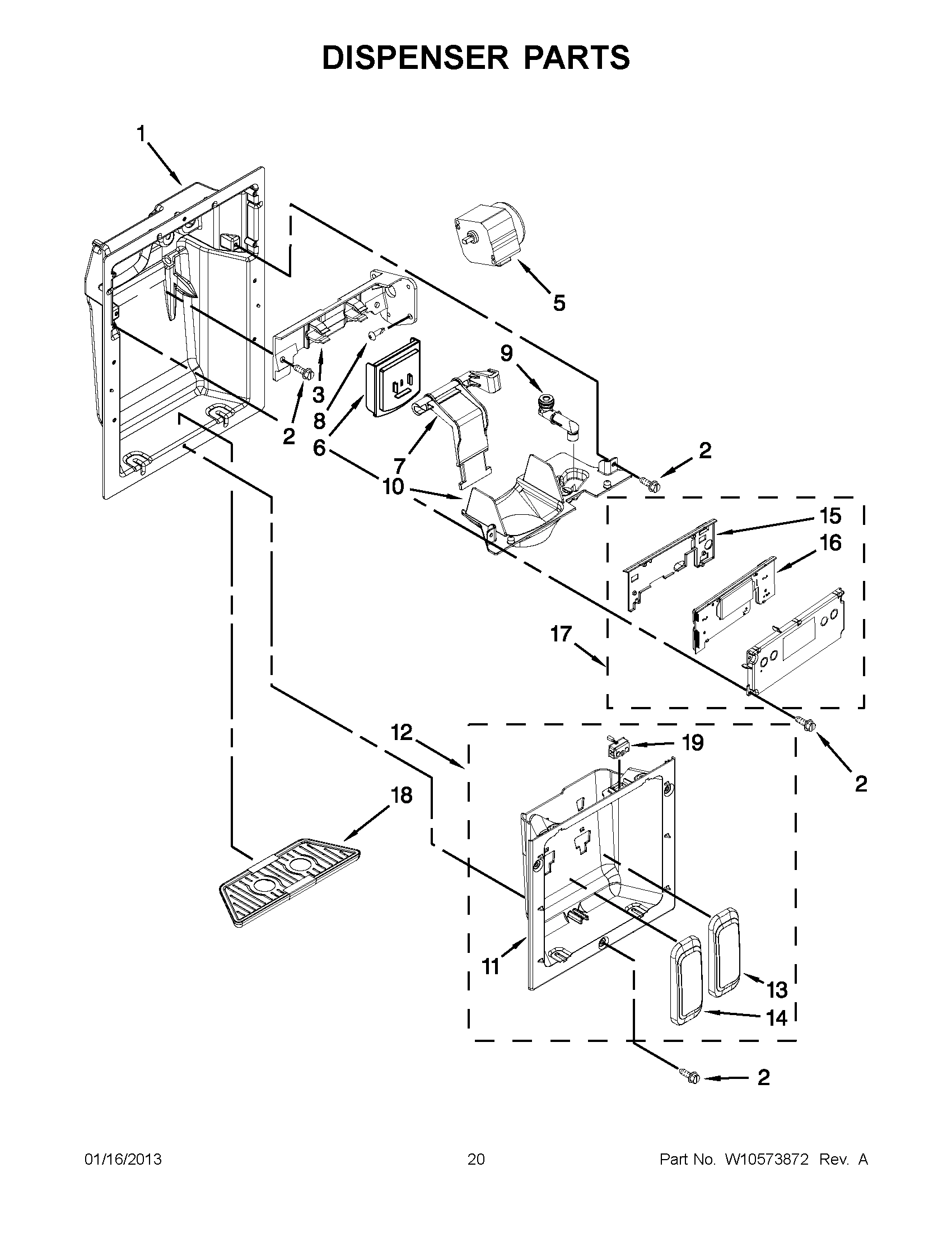 10 - DISPENSER PARTS