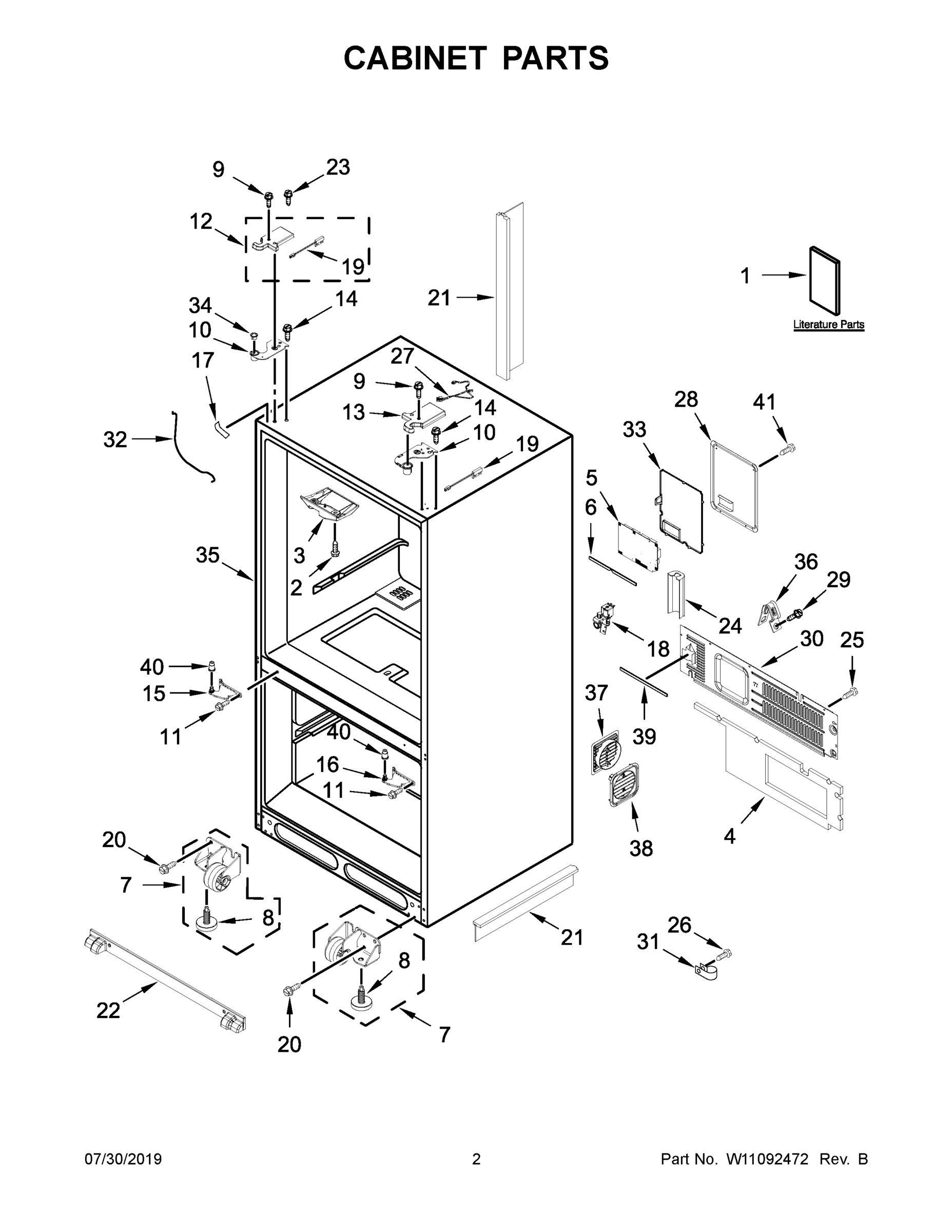 02 - CABINET PARTS