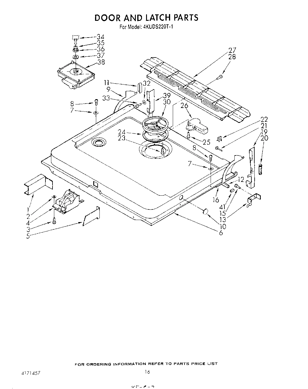 13 - DOOR AND LATCH