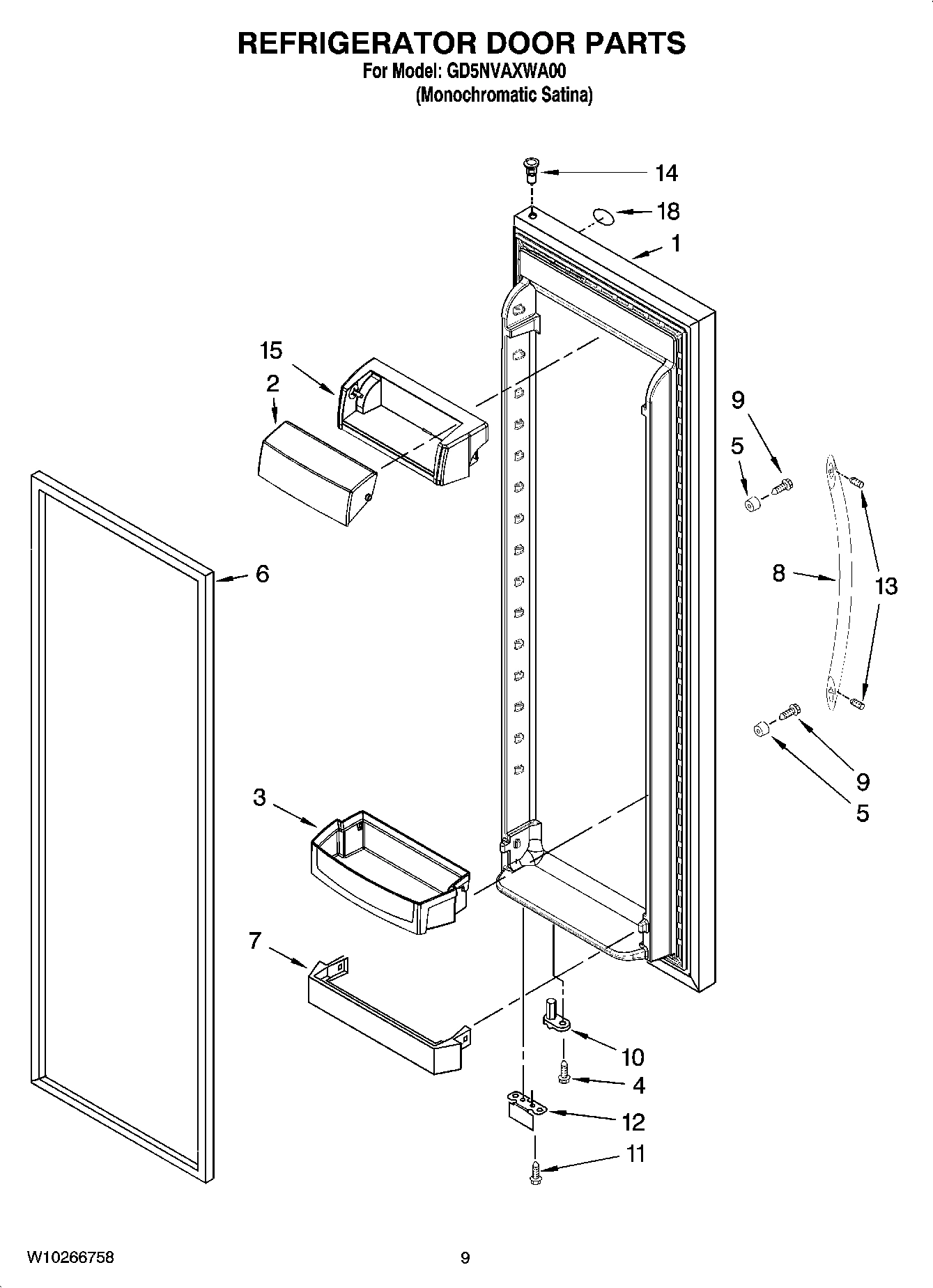 06 - REFRIGERATOR DOOR PARTS