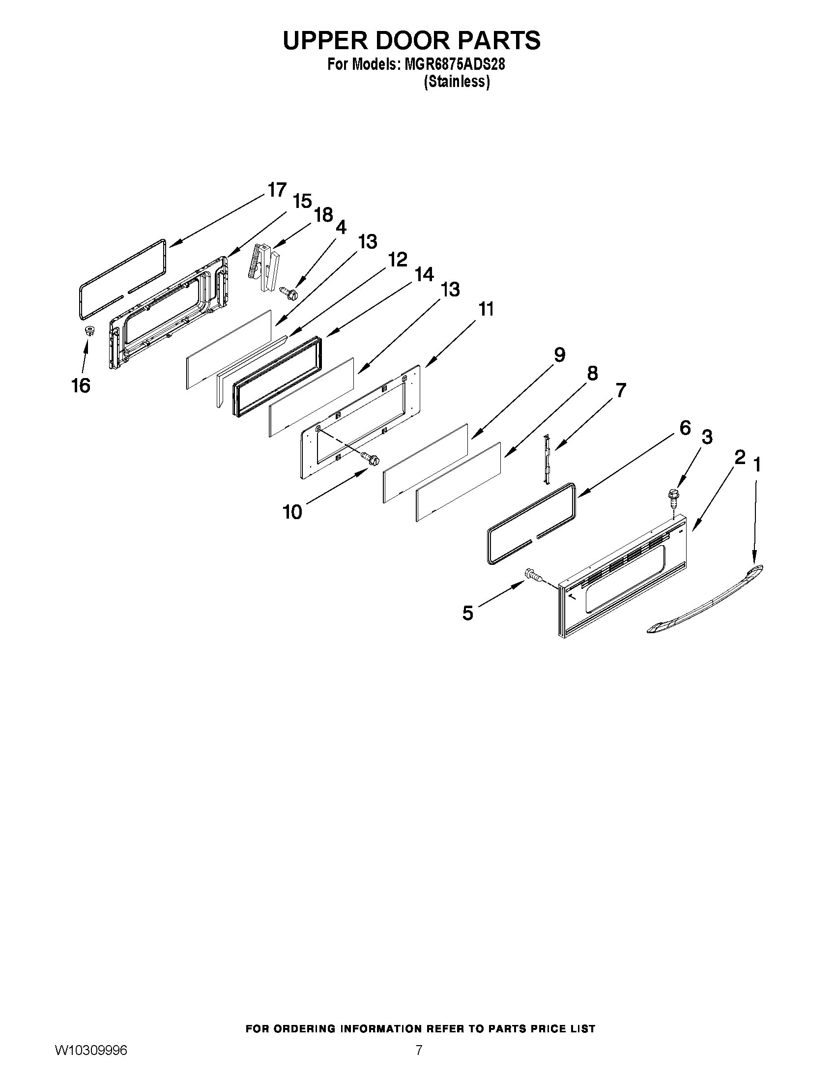 05 - UPPER DOOR PARTS