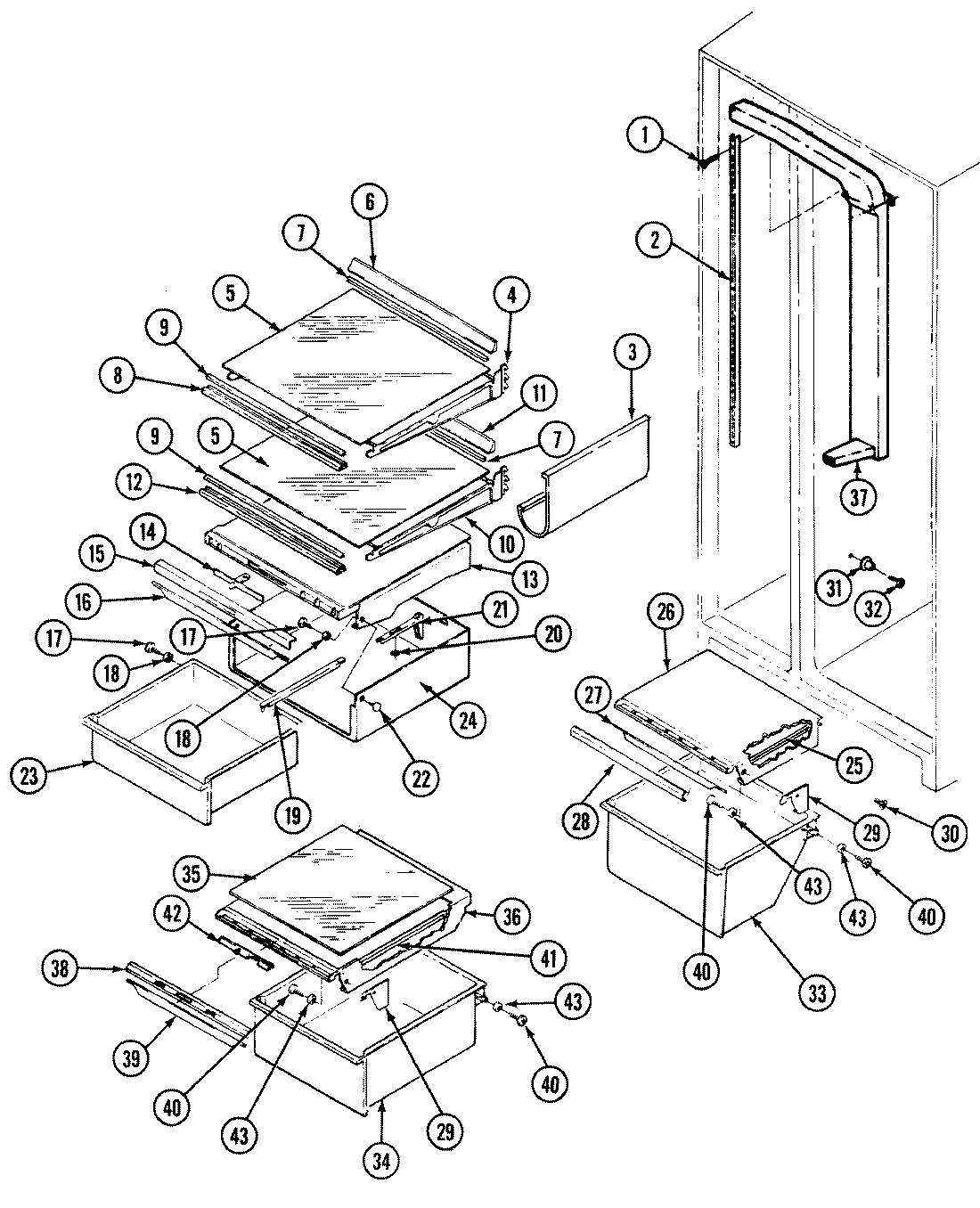 08 - SHELVES & ACCESSORIES