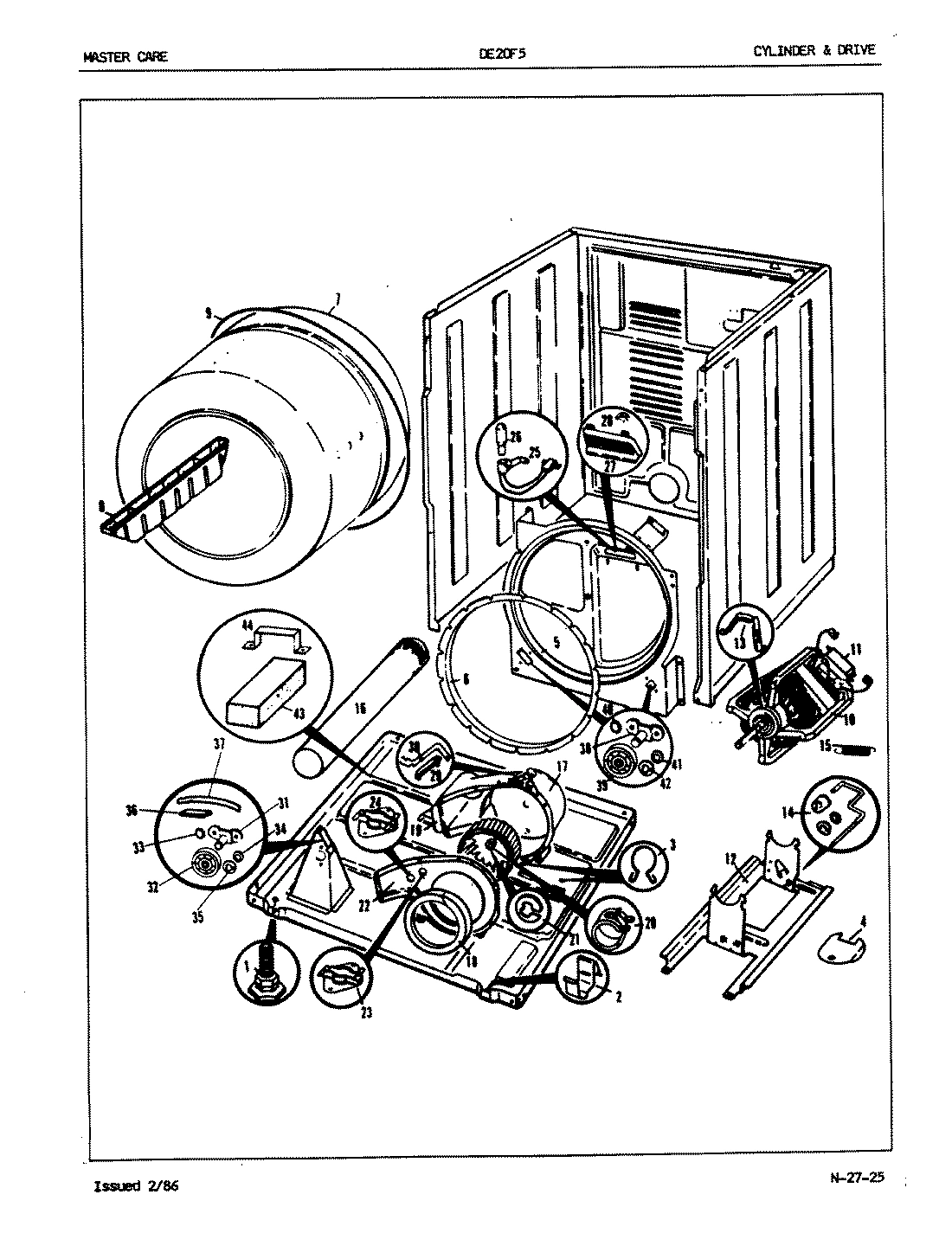 03 - CYLINDER & DRIVE (REV. A-H)
