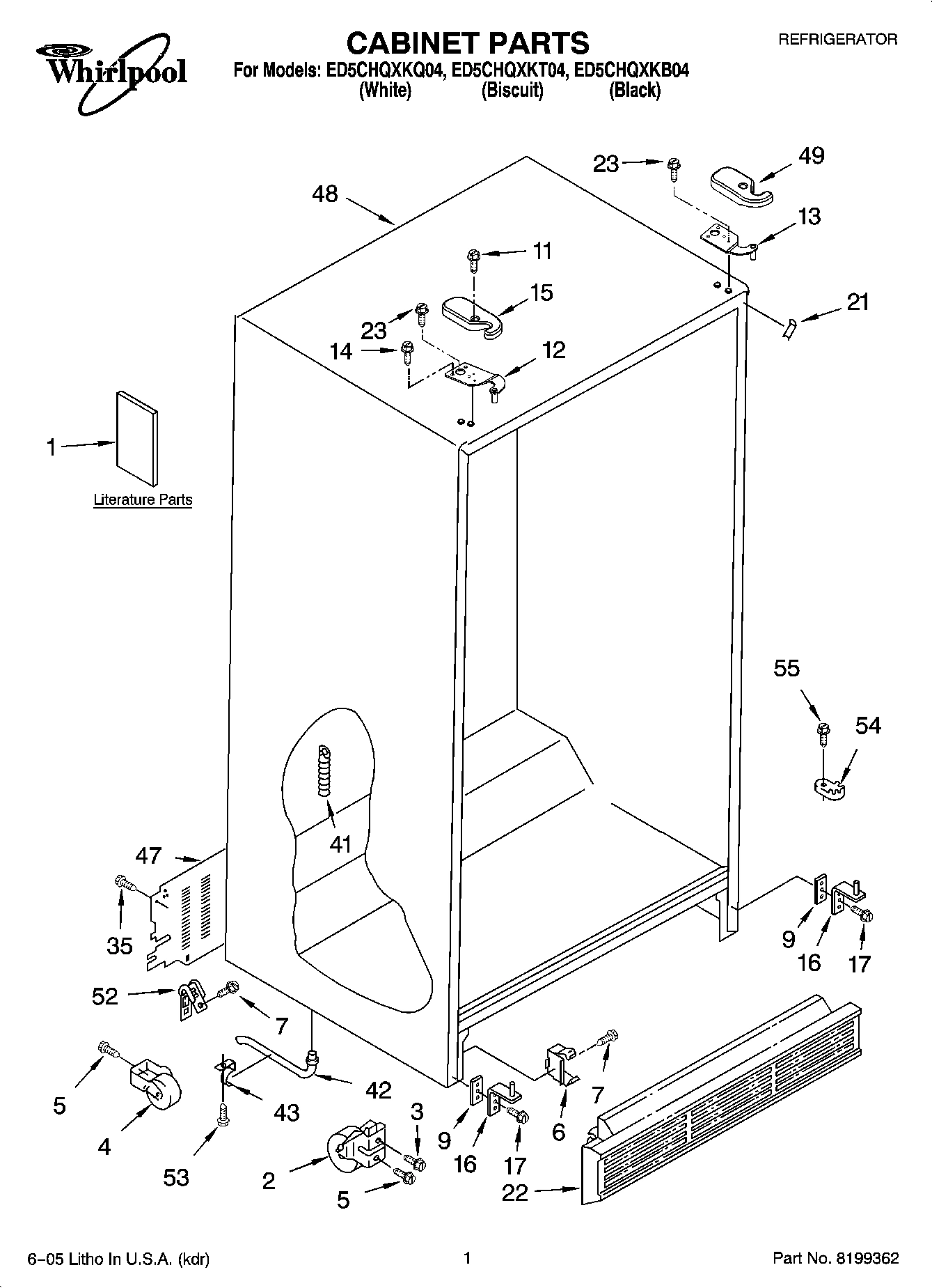 01 - CABINET PARTS
