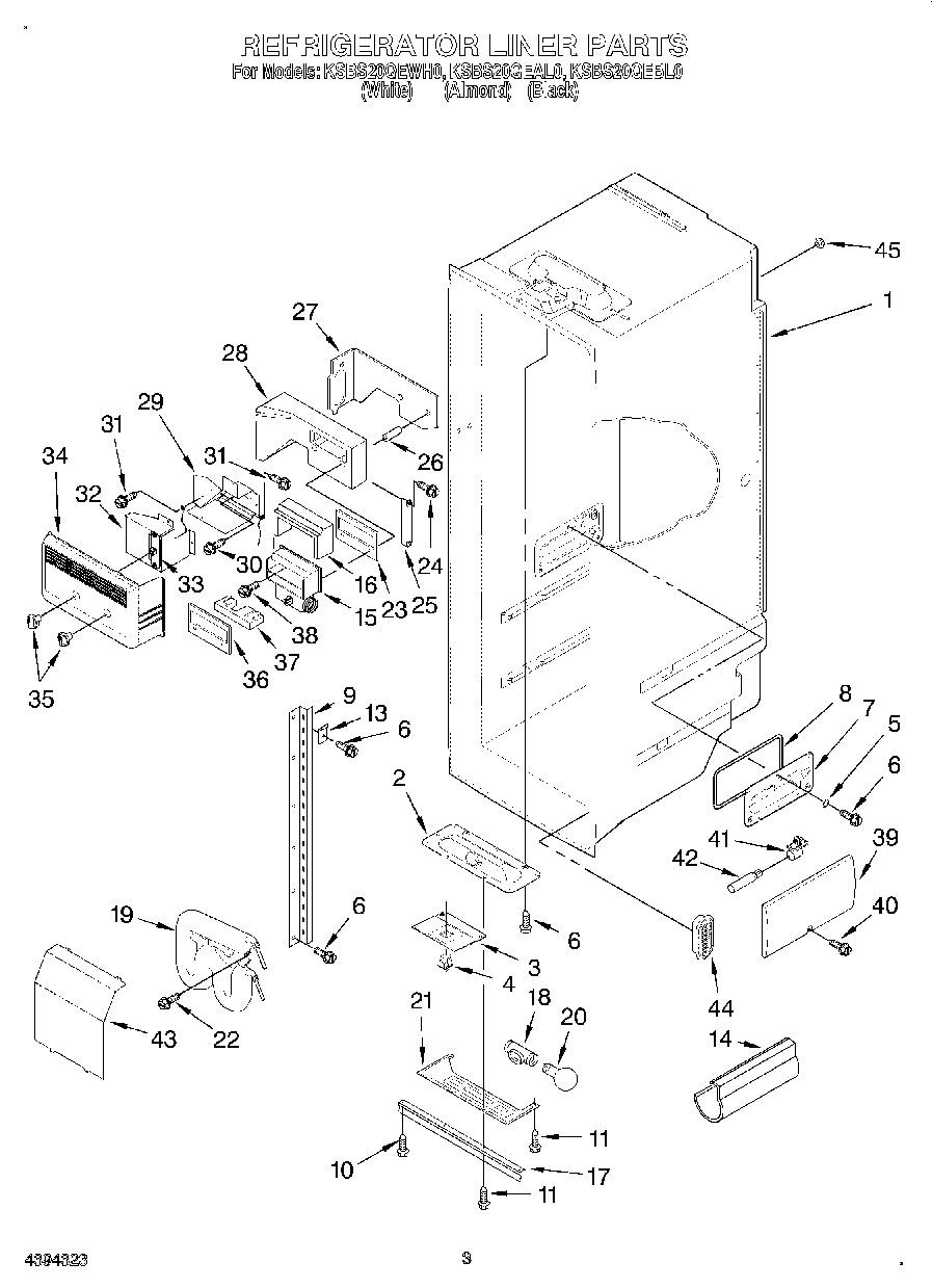 02 - REFRIGERATOR LINER