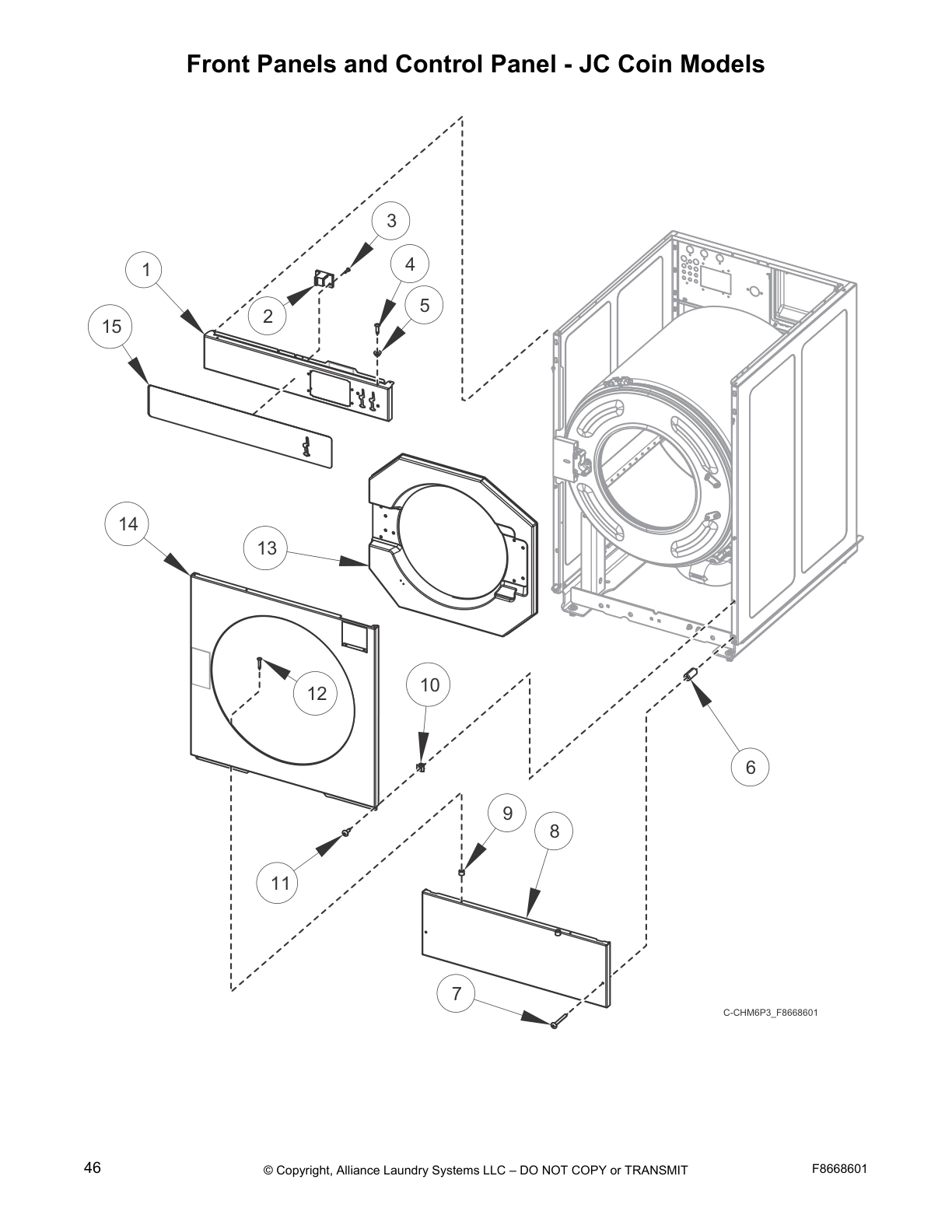 Front Panels and Control Panel - JC Coin Models