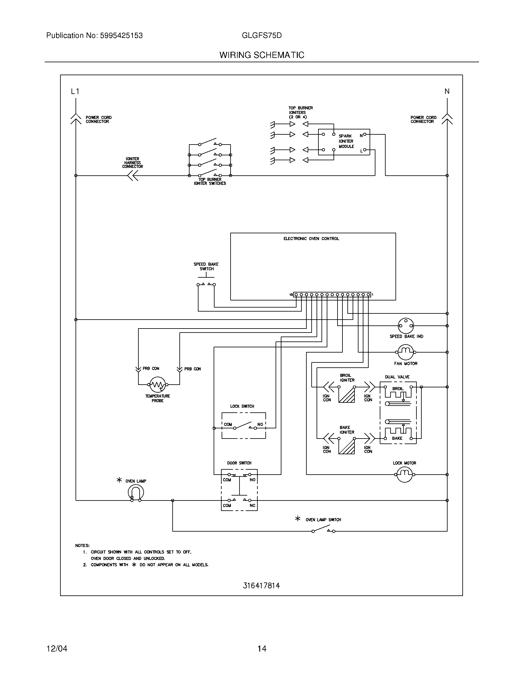 12 - WIRING SCHEMATIC