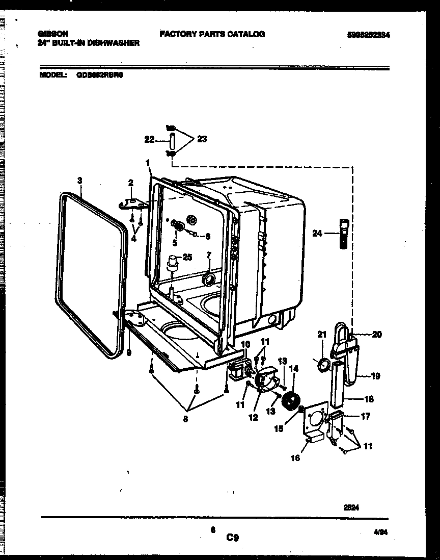 05 - TUB AND FRAME PARTS