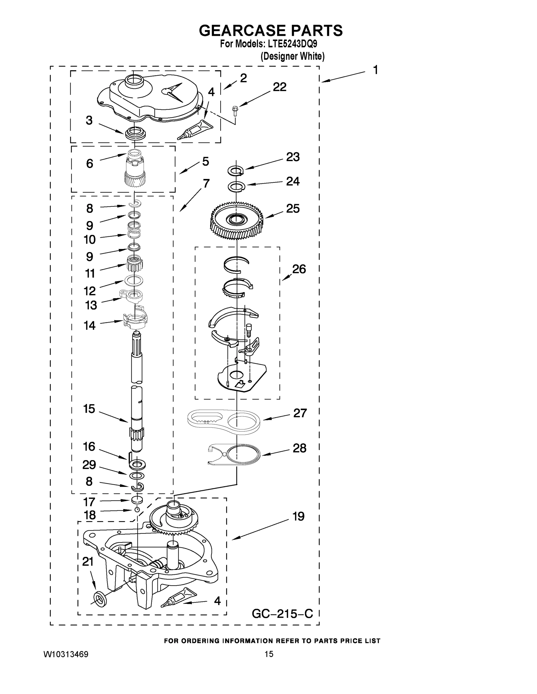 12 - GEARCASE PARTS