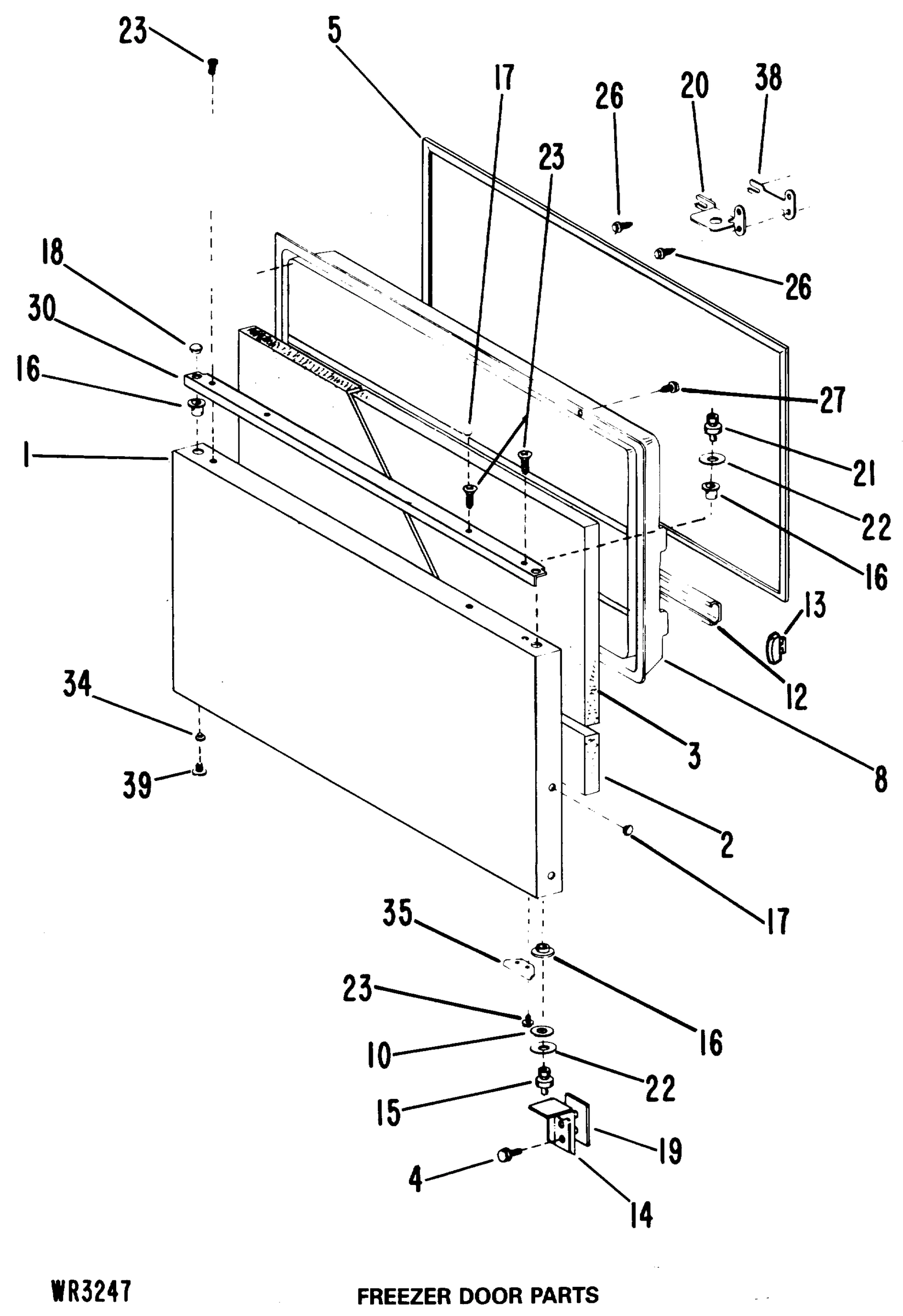 FREEZER DOOR PARTS