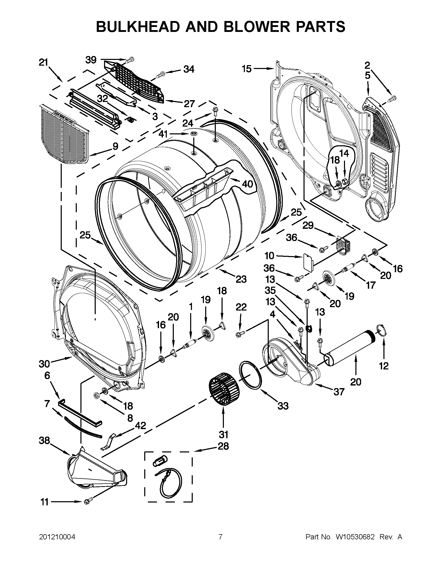 03 - BULKHEAD AND BLOWER PARTS