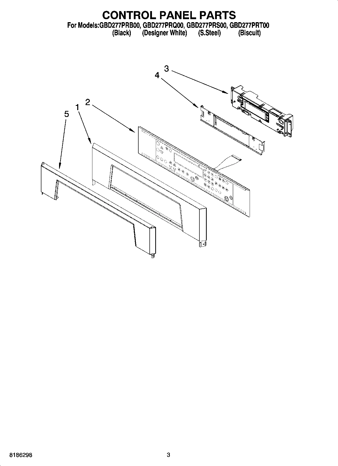 02 - CONTROL PANEL PARTS