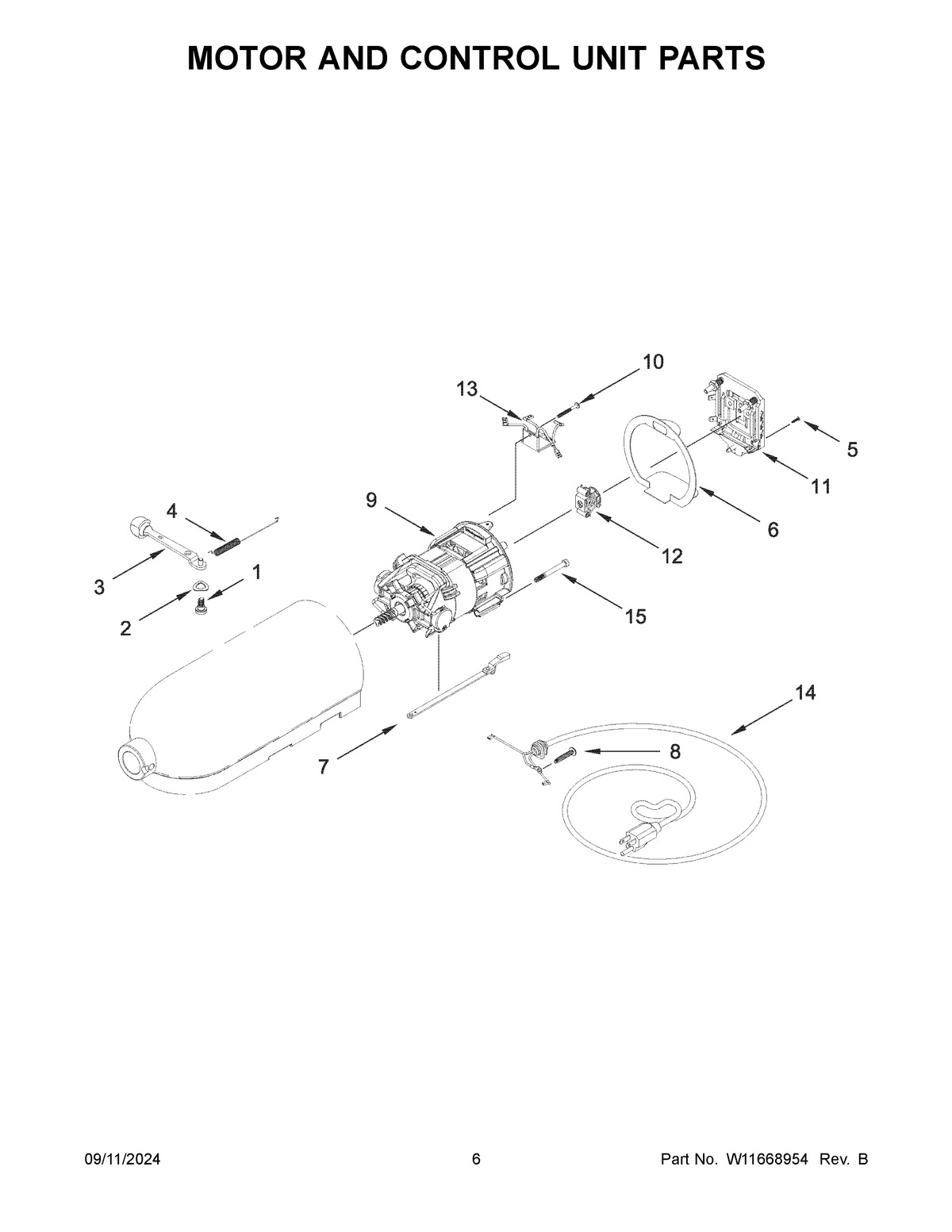 04 - MOTOR AND CONTROL UNIT PARTS