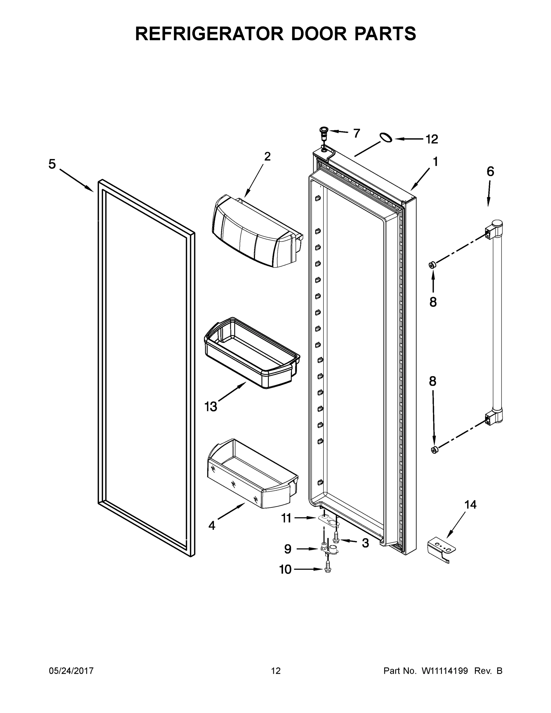 07 - REFRIGERATOR DOOR PARTS