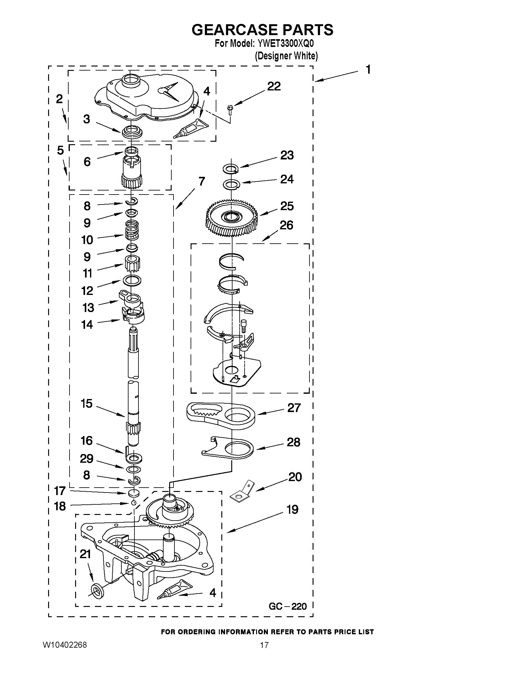 11 - GEARCASE PARTS