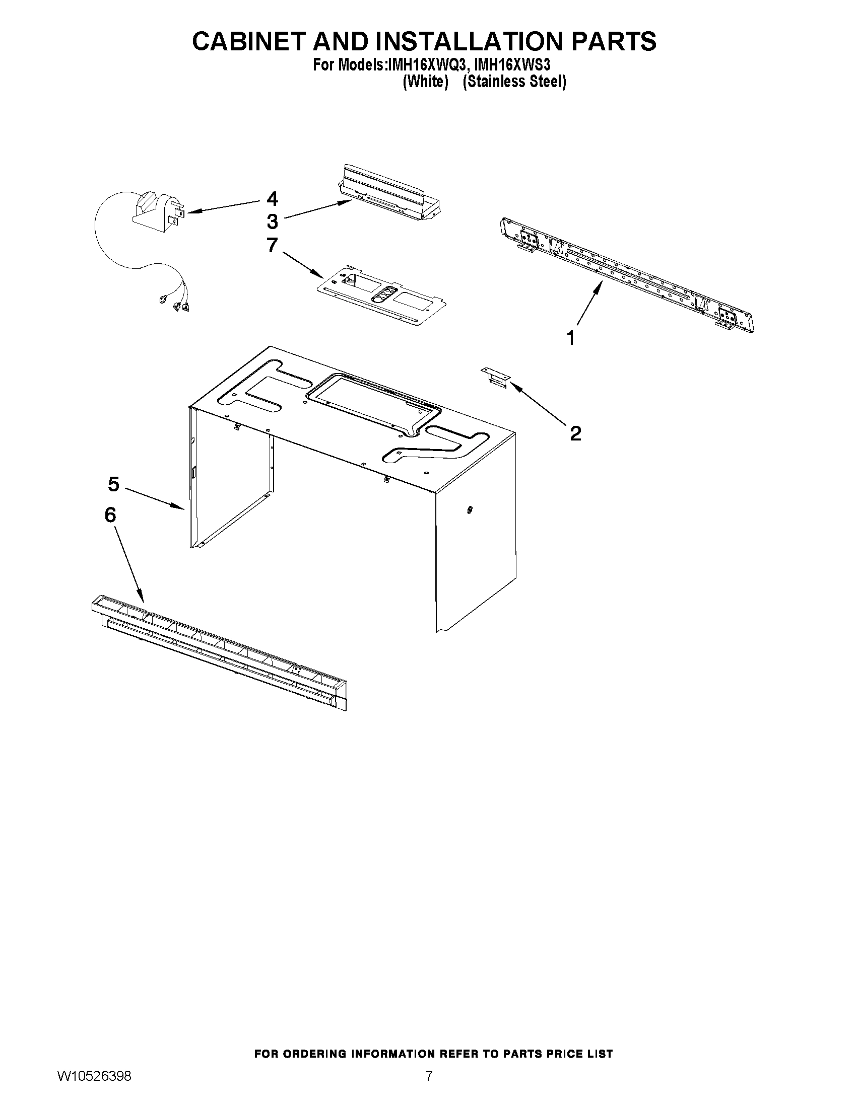 06 - CABINET AND INSTALLATION PARTS